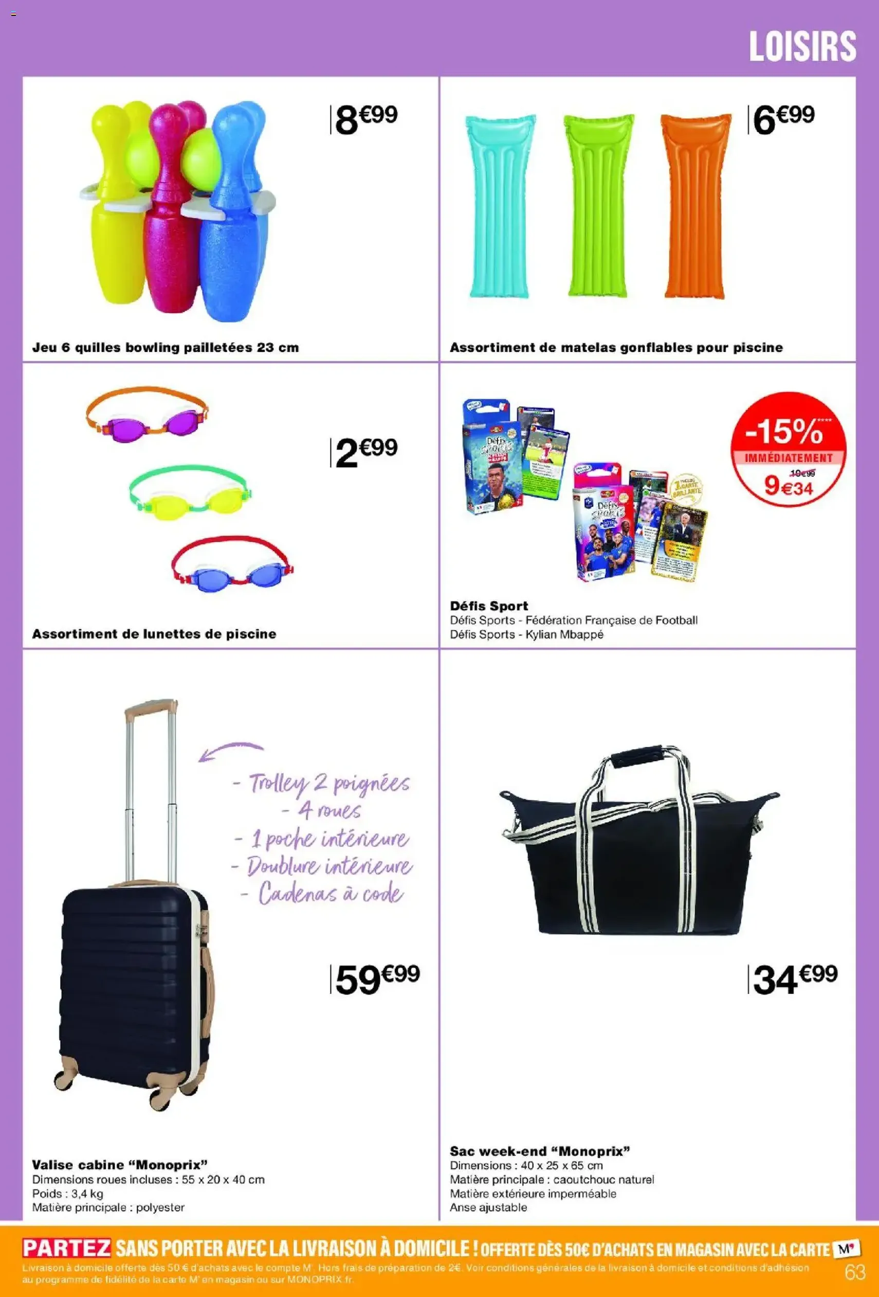 Monoprix catalogue - brochure valable à partir du 16/06/2026, page 63 sur 65