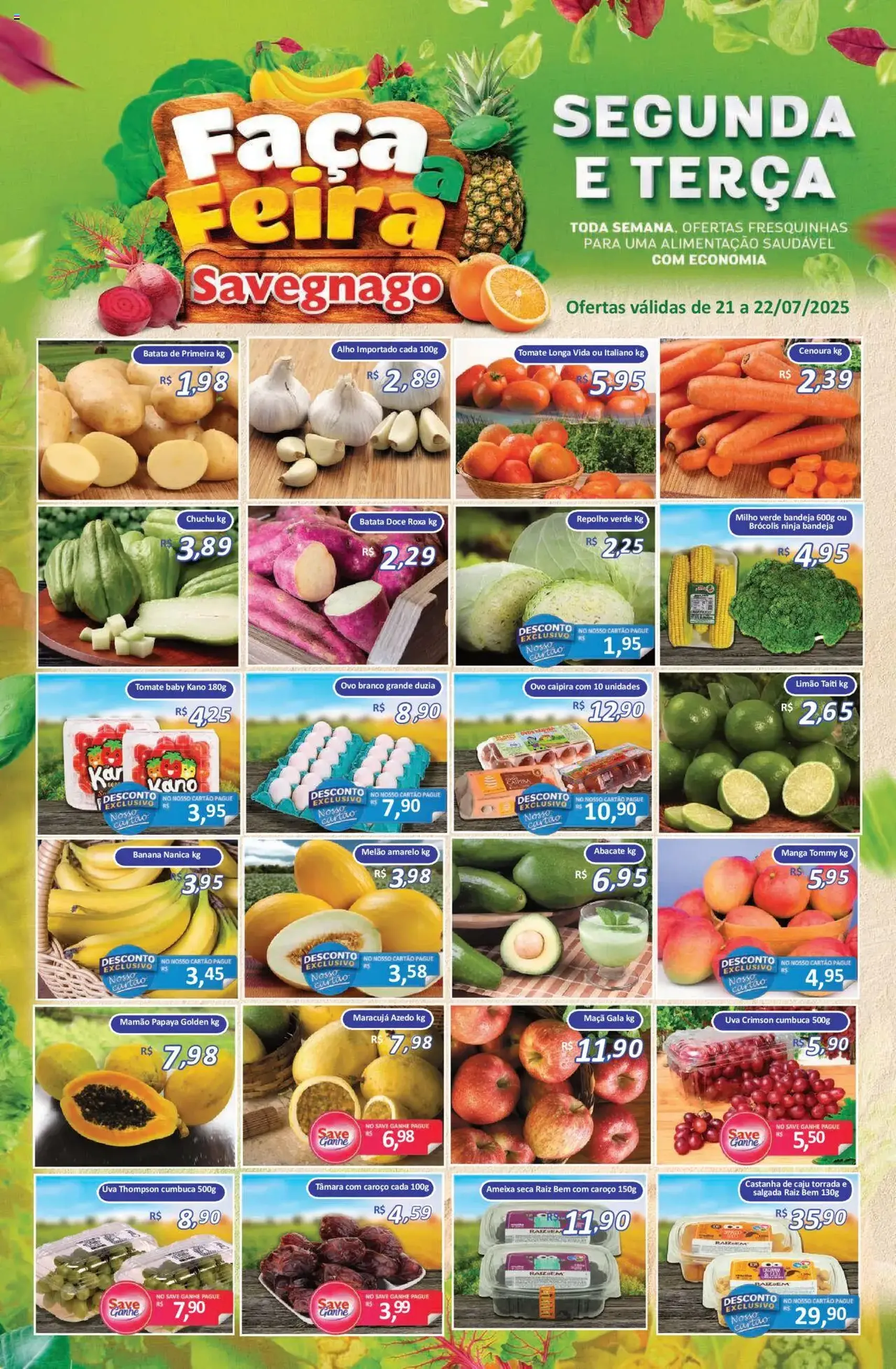 Savegnago - Ofertas da semana - folheto válido a partir de 21/07/2025 página 1 de 2
