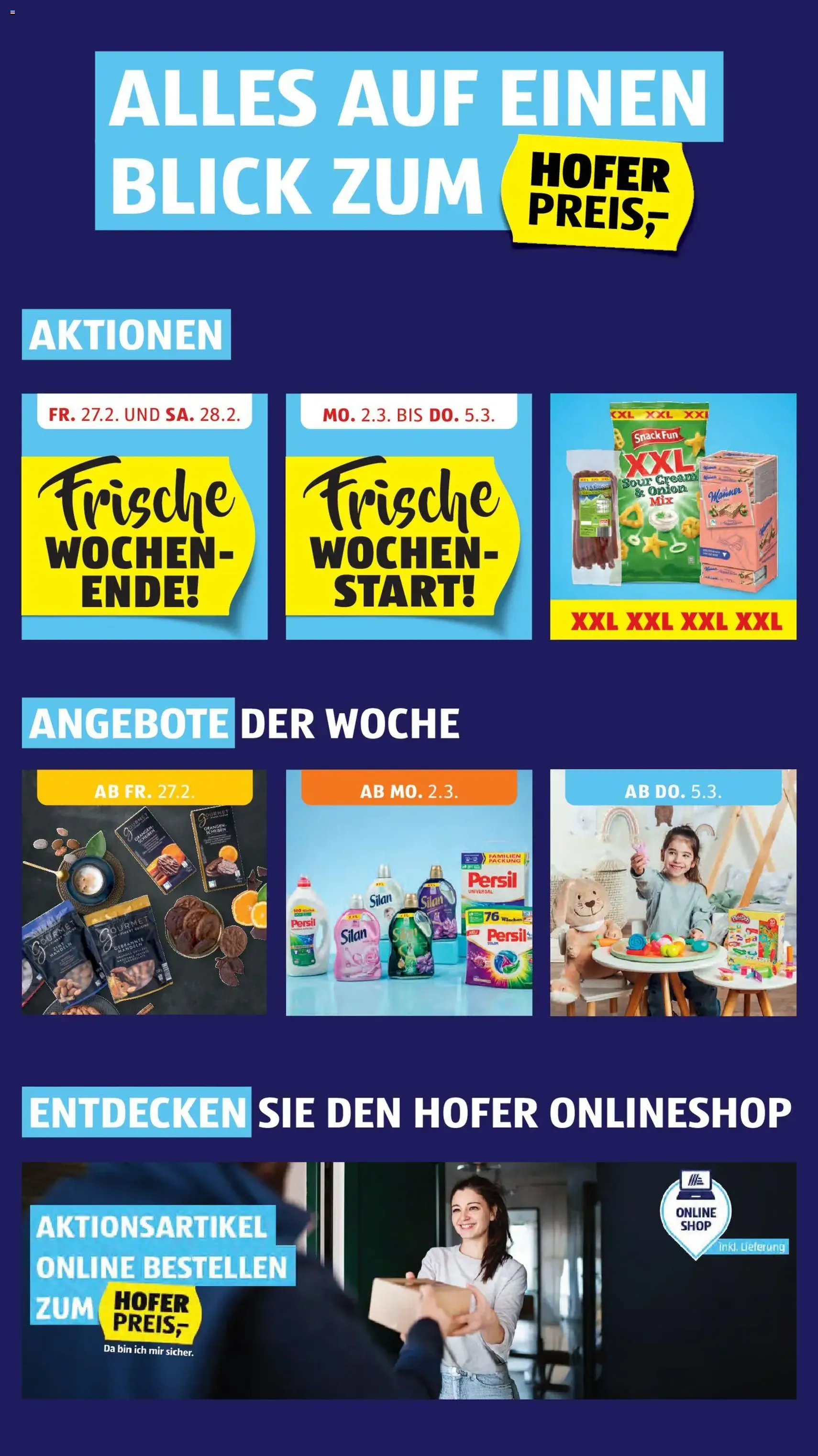 Hofer Flugblatt - Gültiger Prospekt ab 25.02.2026, Seite 2 von insgesamt 41