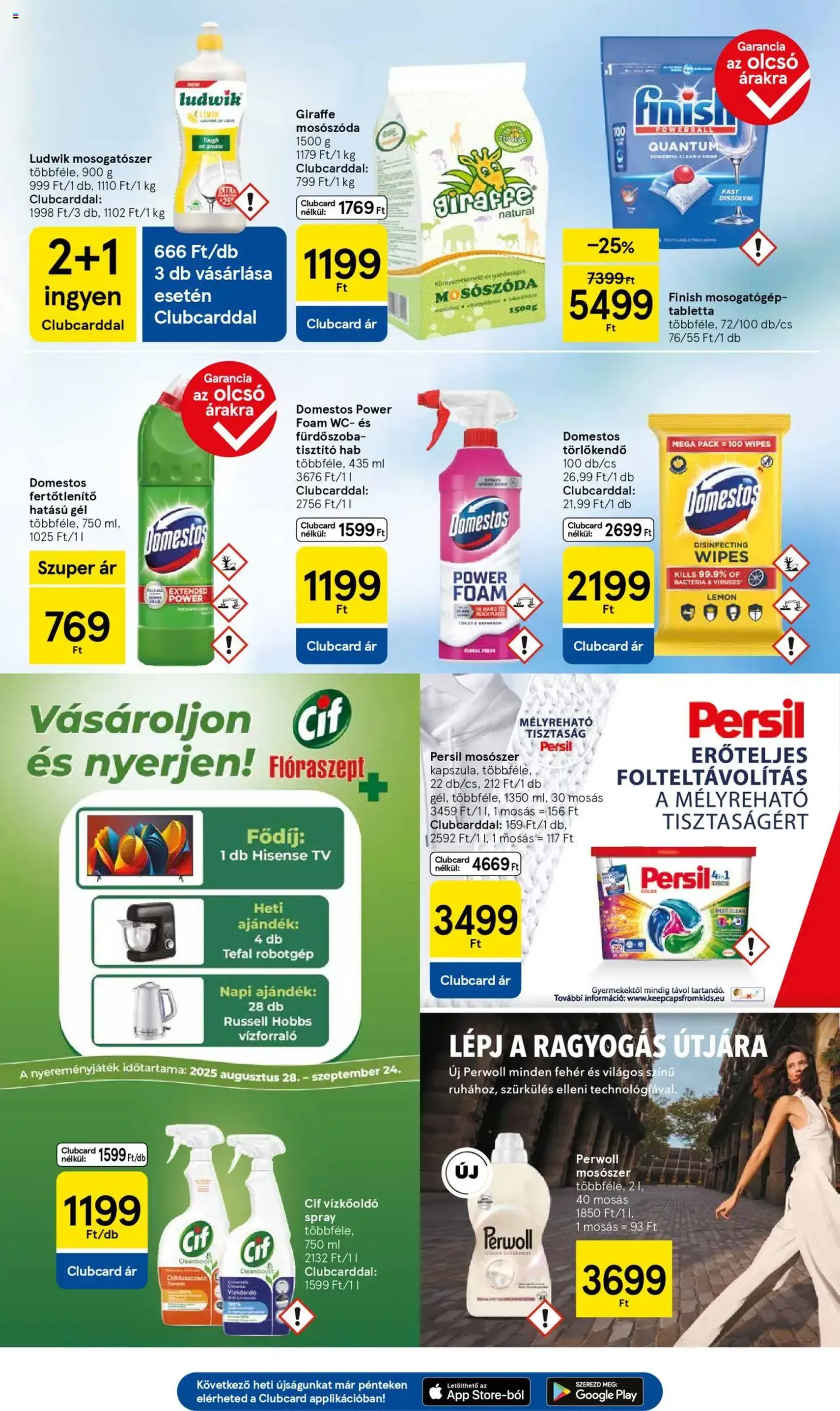 Tesco Hipermarket - Akciós újság - 2025.08.28. érvényes szórólap 27 oldal 32 oldalból Tesco Hipermarket - Akciós újság - 2025.08.28. érvényes szórólap 27 oldal 32 oldalból
