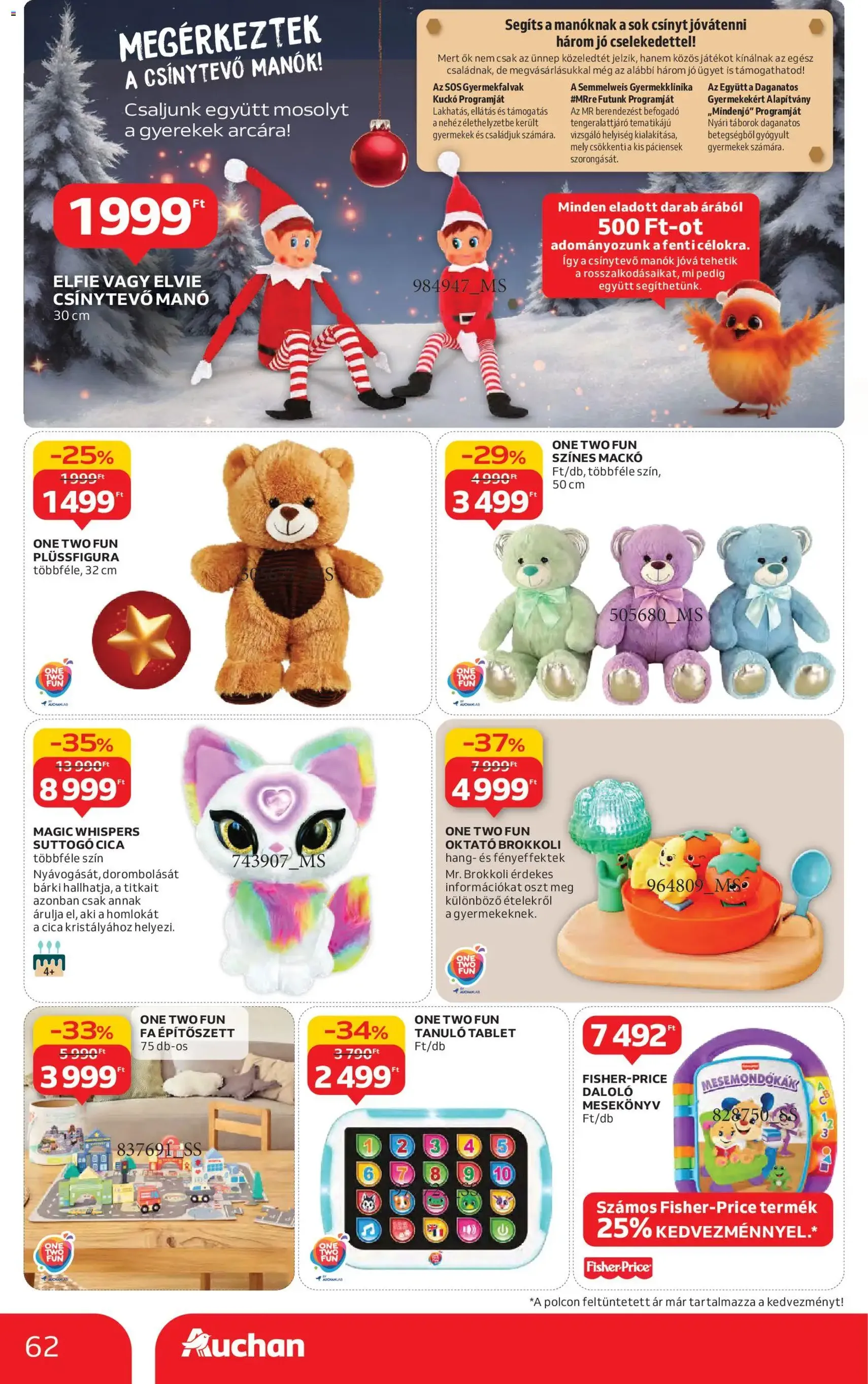 Auchan Akciós újság - 2025.12.11. érvényes szórólap 62 oldal 76 oldalból