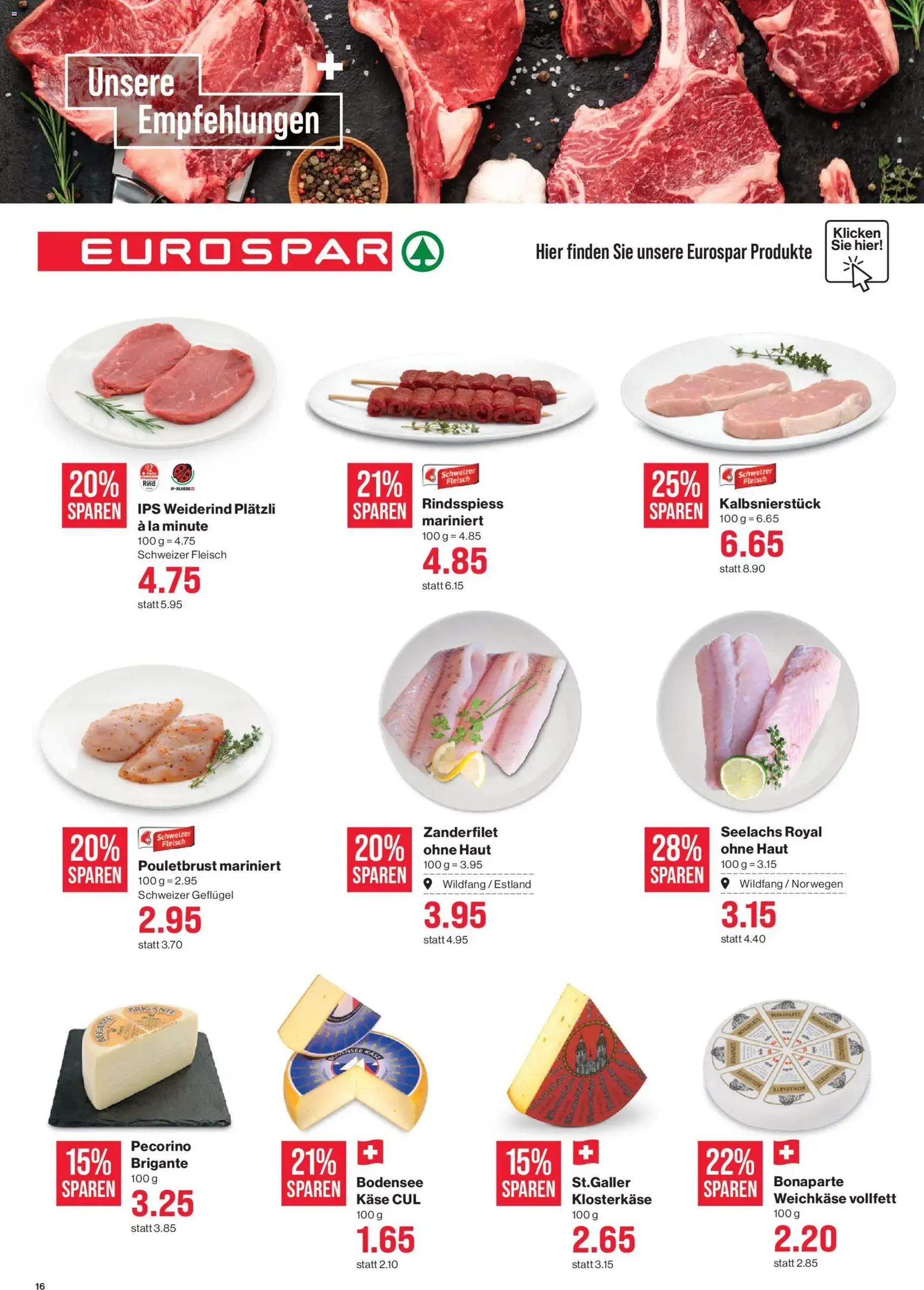 SPAR aktionen - Gültiger Prospekt ab 23.07.2026, Seite 16 von insgesamt 17