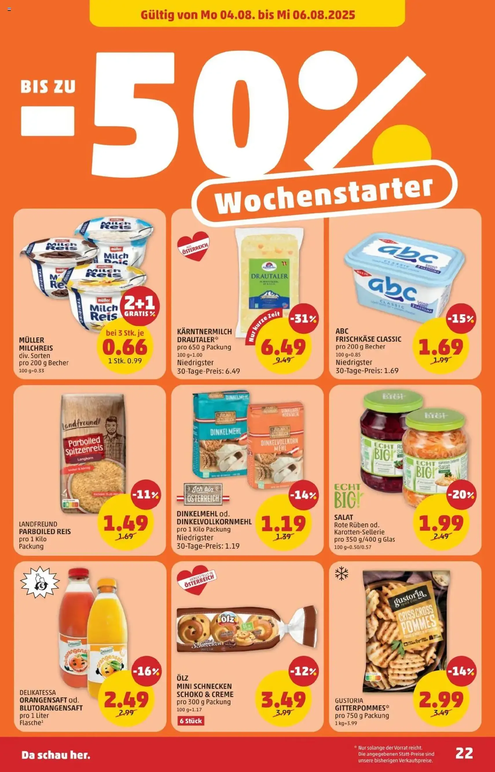 Penny Markt Flugblatt - Gültiger Prospekt ab 31.07.2025, Seite 22 von insgesamt 24