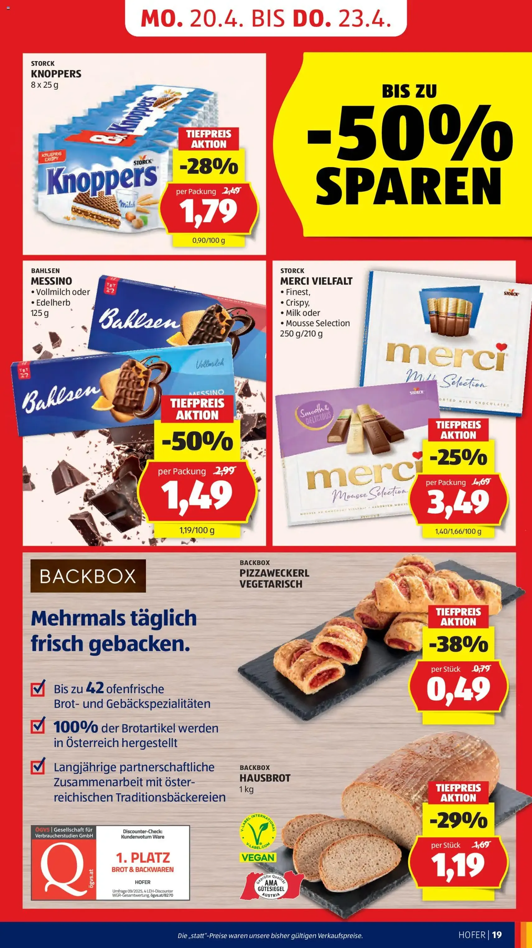 Hofer Flugblatt - Gültiger Prospekt ab 20.04.2026, Seite 21 von insgesamt 45