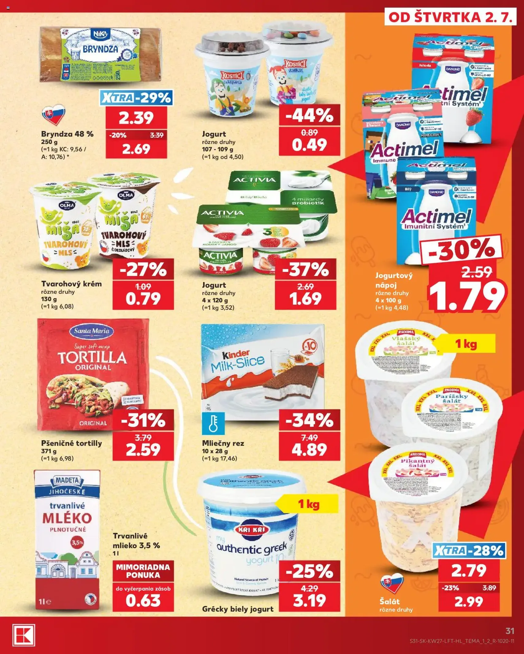 Kaufland leták - platný leták od 02.07.2026 strana 31 z 80