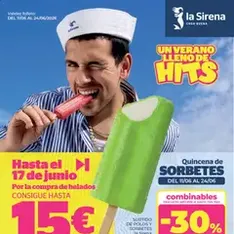 Vista previa del folleto La Sirena folleto válido desde 11/06/2026