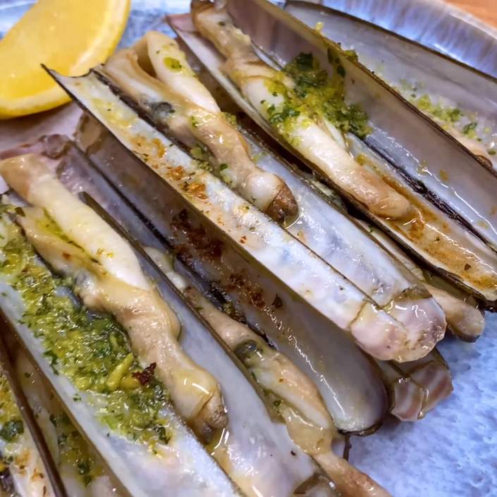 Navajas a la plancha arguiñano