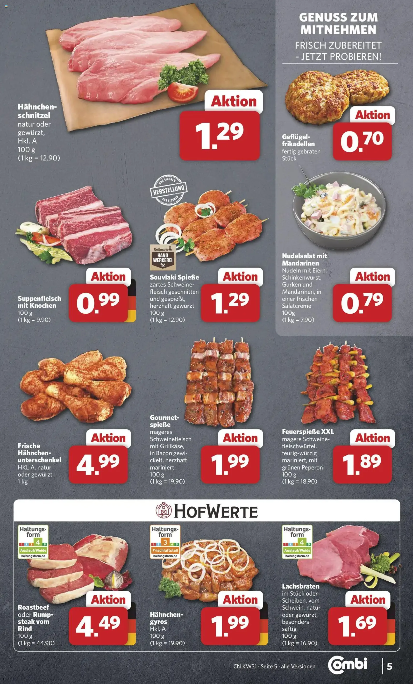 Combi Prospekt - Gültiger Prospekt ab 27.07.2026, Seite 5 von insgesamt 33