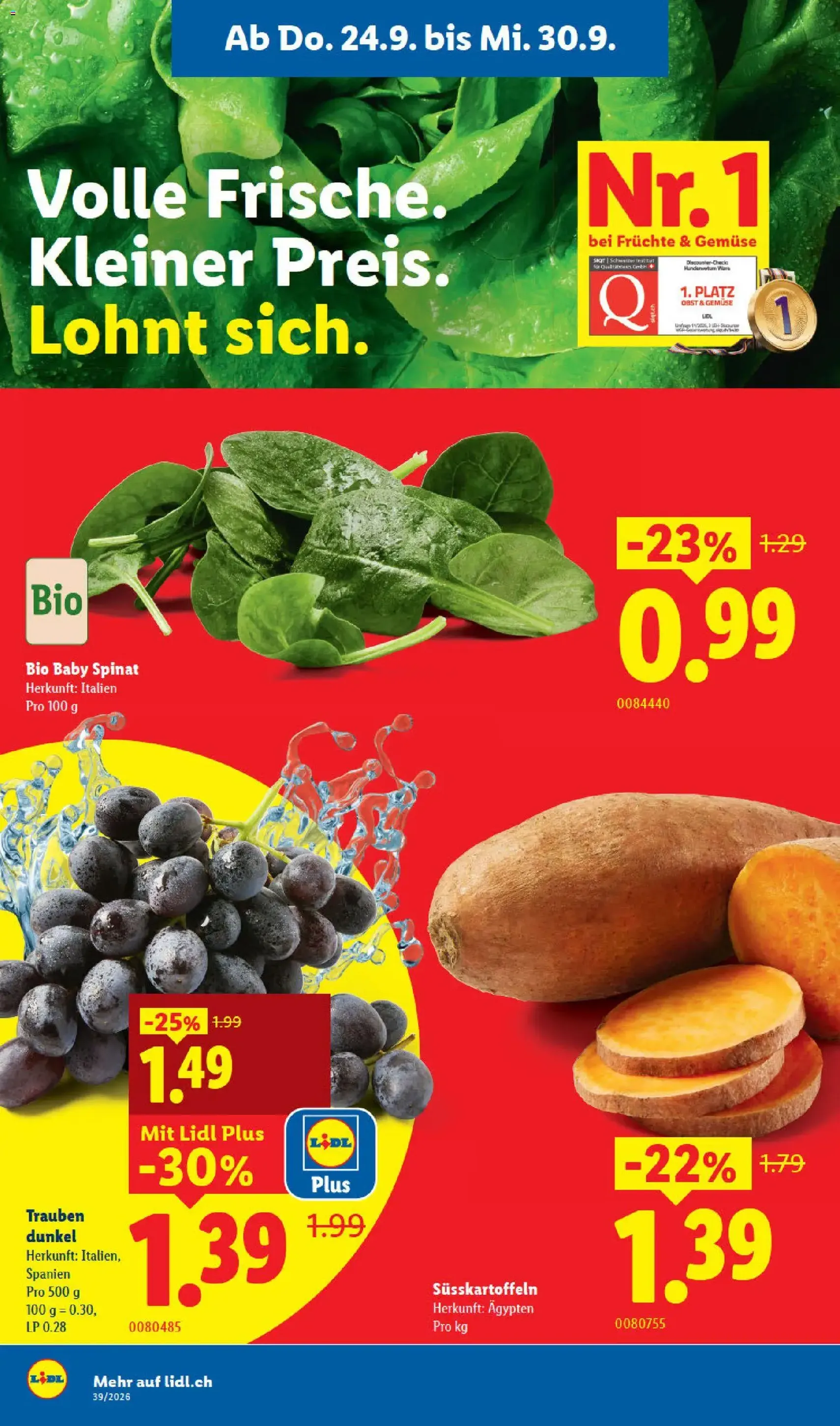 Lidl aktionen - Gültiger Prospekt ab 24.09.2026, Seite 4 von insgesamt 32