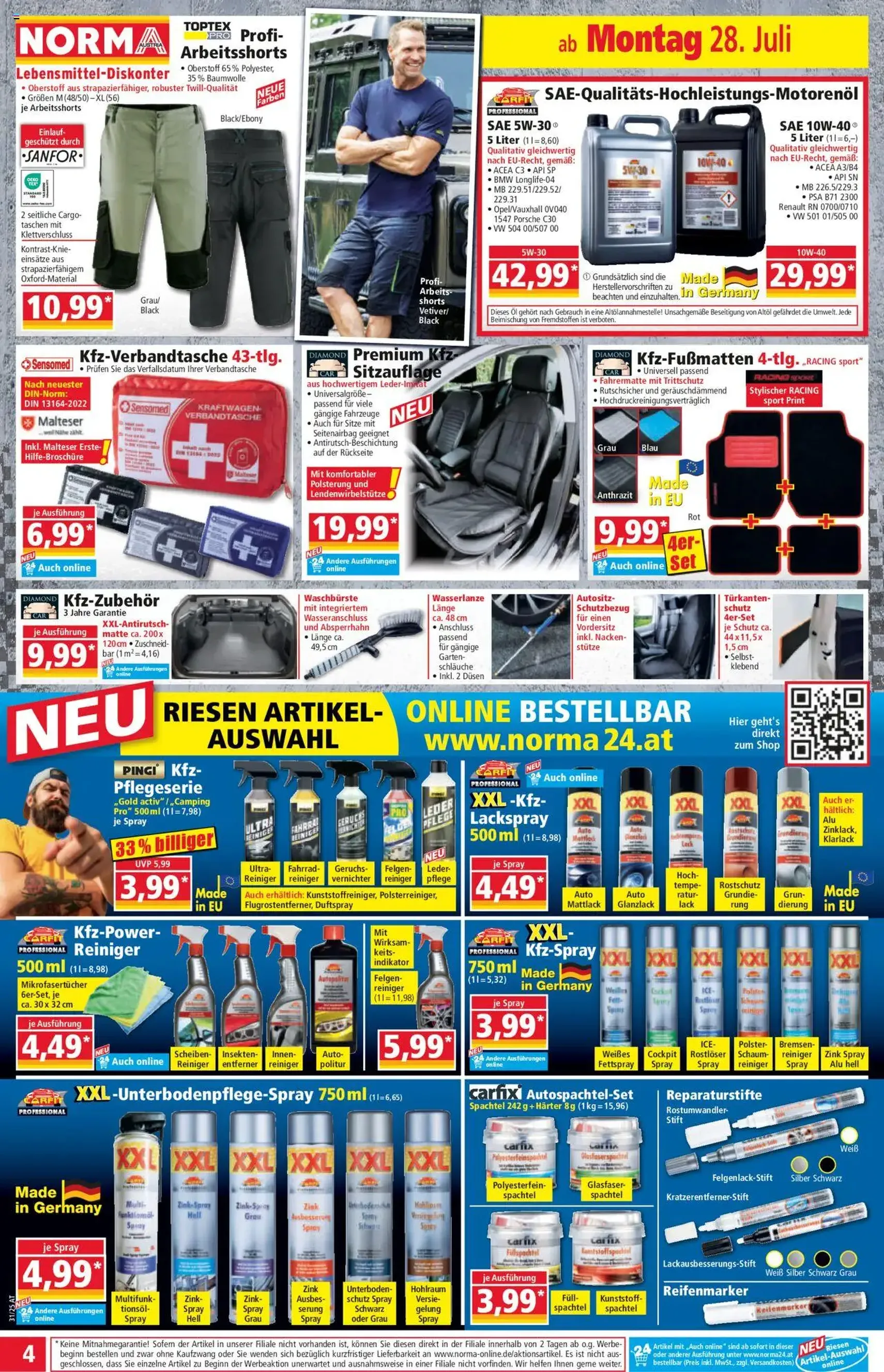 Norma Flugblatt - Gültiger Prospekt ab 28.07.2025, Seite 4 von insgesamt 18 Norma Flugblatt - Gültiger Prospekt ab 28.07.2025, Seite 4 von insgesamt 18