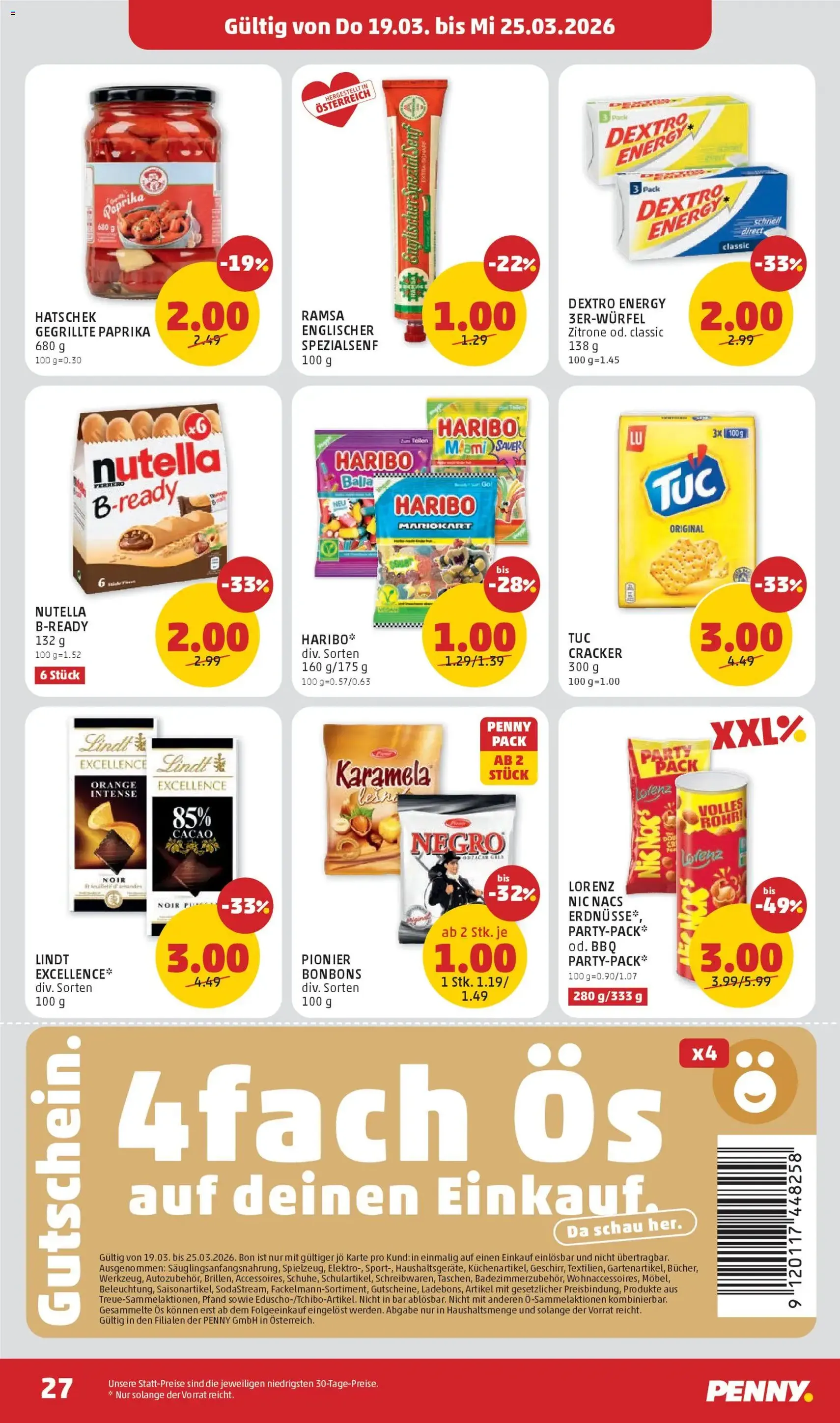 Penny Markt - Flugblatt - Gültiger Prospekt ab 19.03.2026, Seite 27 von insgesamt 32