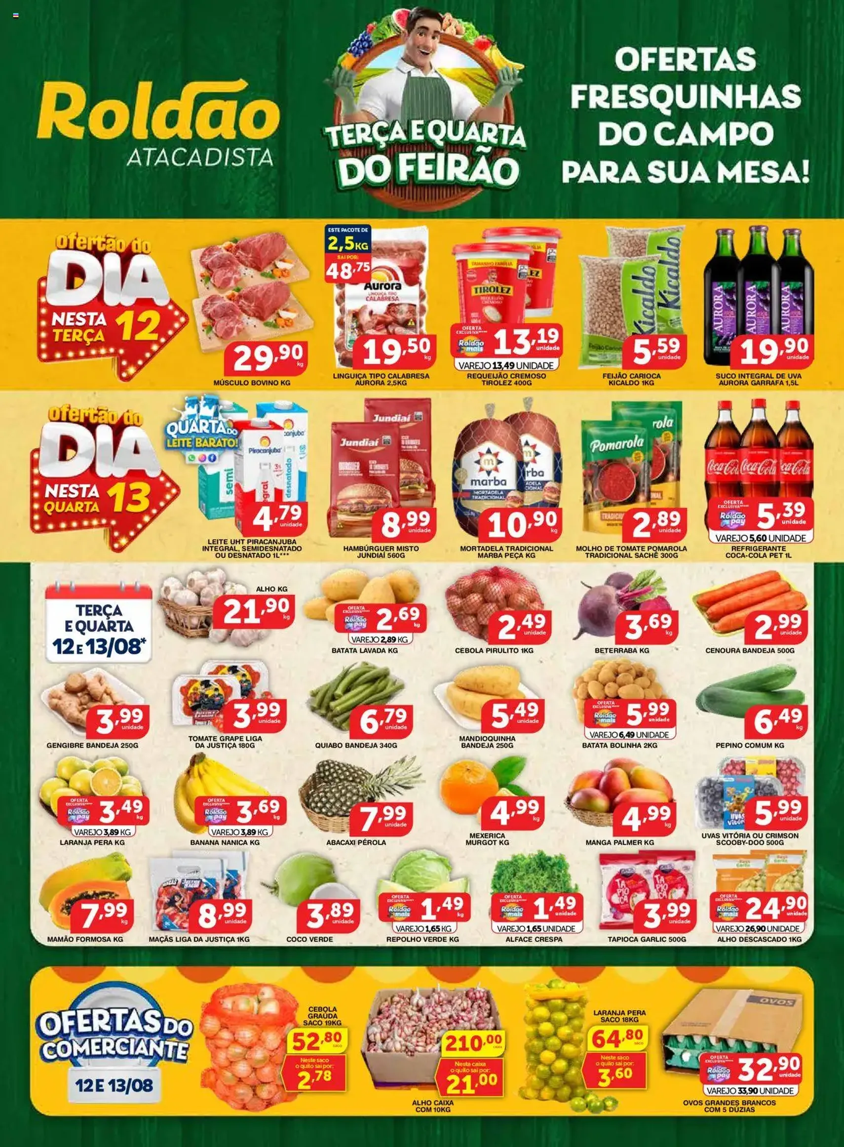 Roldão - Ofertas Quinta da Carne + Fim de Semana Arrasador - folheto válido a partir de 14/08/2025 página 1 de 2