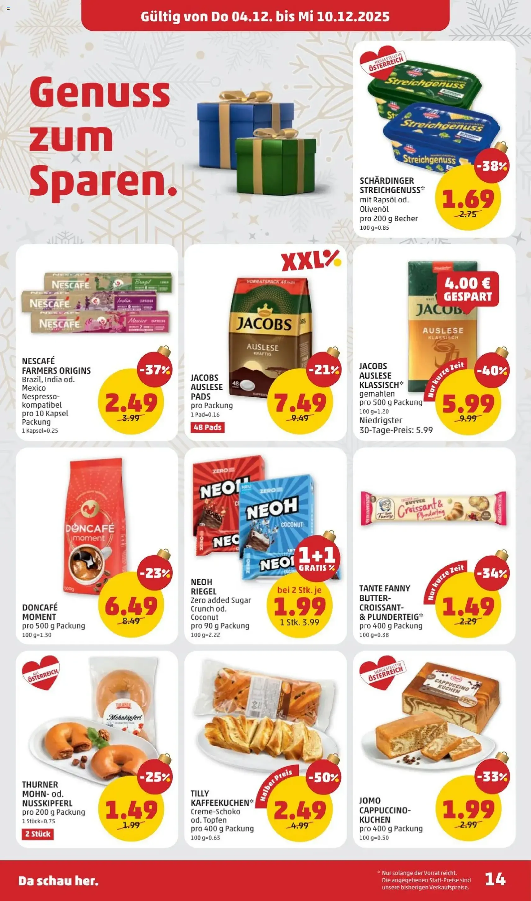 Penny Markt Flugblatt - Gültiger Prospekt ab 04.12.2025, Seite 14 von insgesamt 32