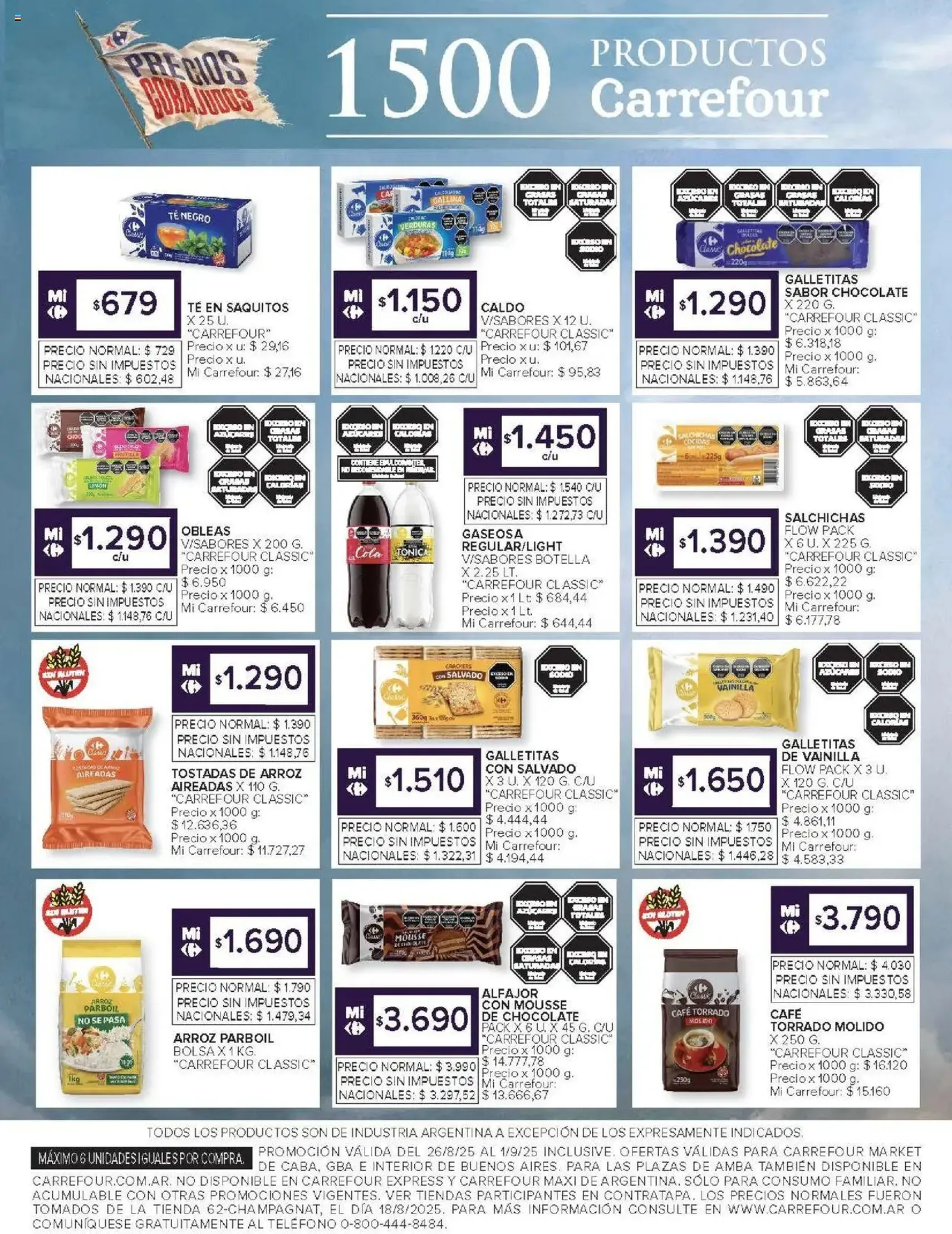Carrefour Market catálogo - folleto válido desde 26/08/2025 página 8 de 23 Carrefour Market catálogo - folleto válido desde 26/08/2025 página 8 de 23