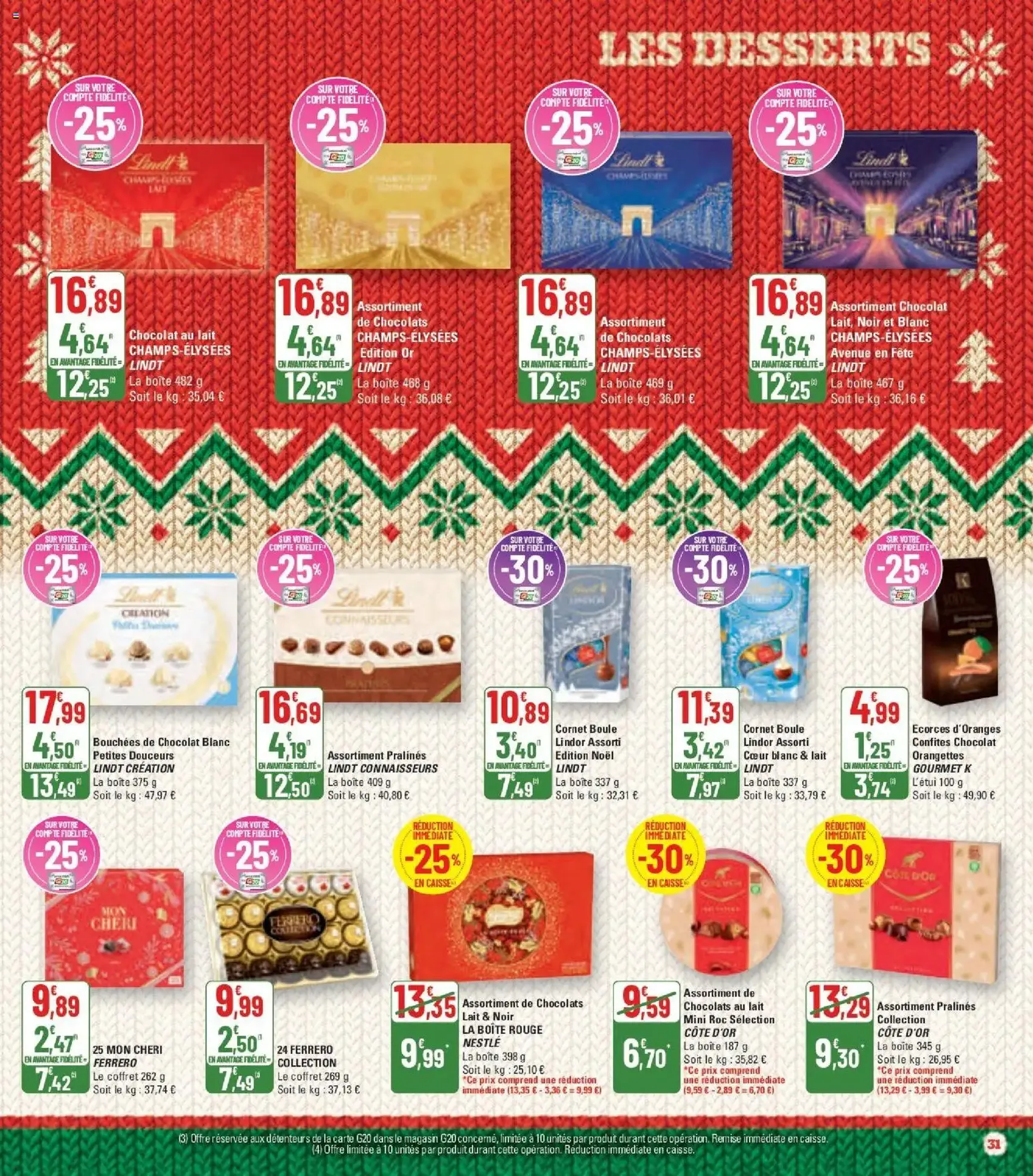 G20 Supermarchés catalogue - brochure valable à partir du 17/12/2025, page 31 sur 37