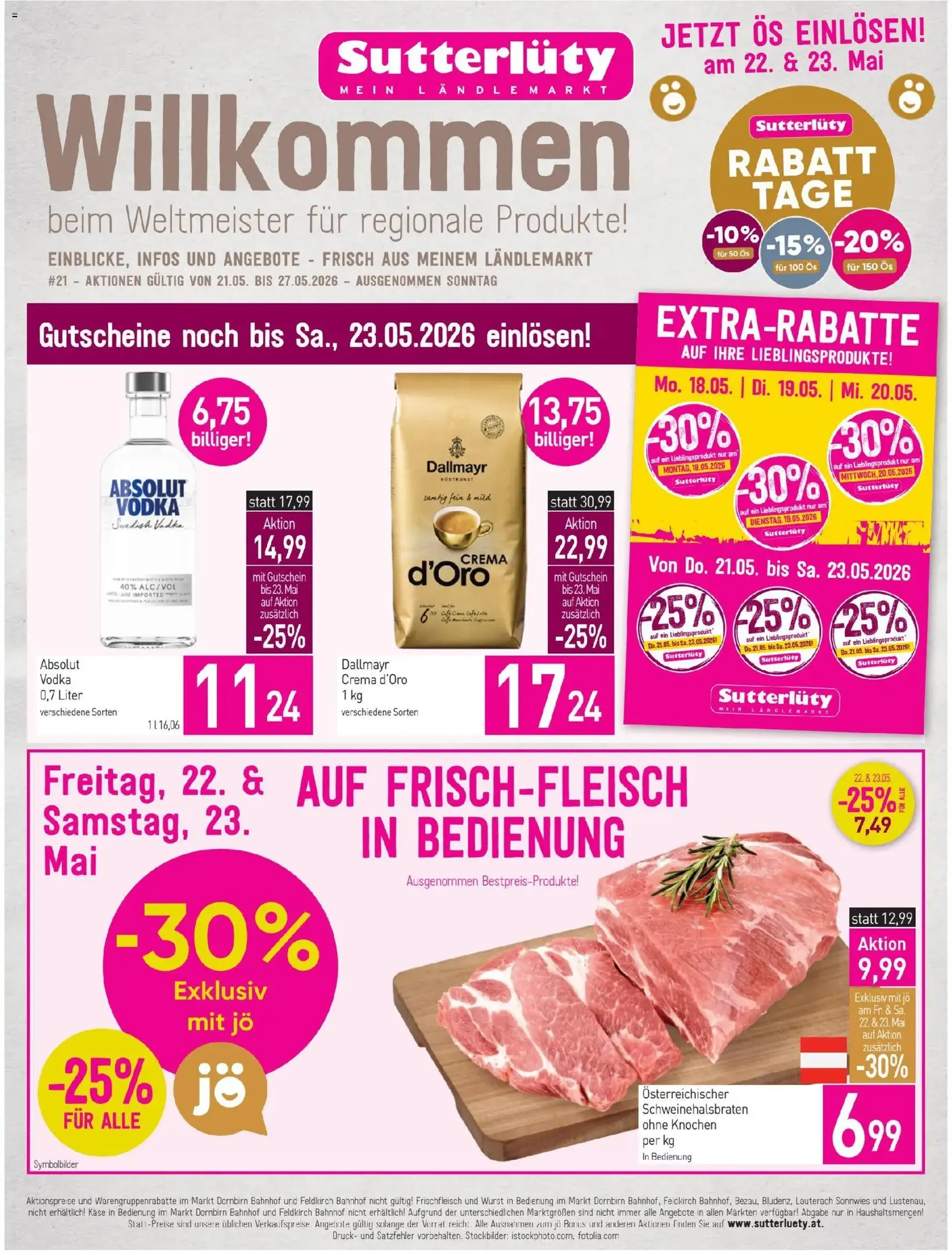 Sutterlüty Flugblatt - Gültiger Prospekt ab 21.05.2026, Seite 5 von insgesamt 20