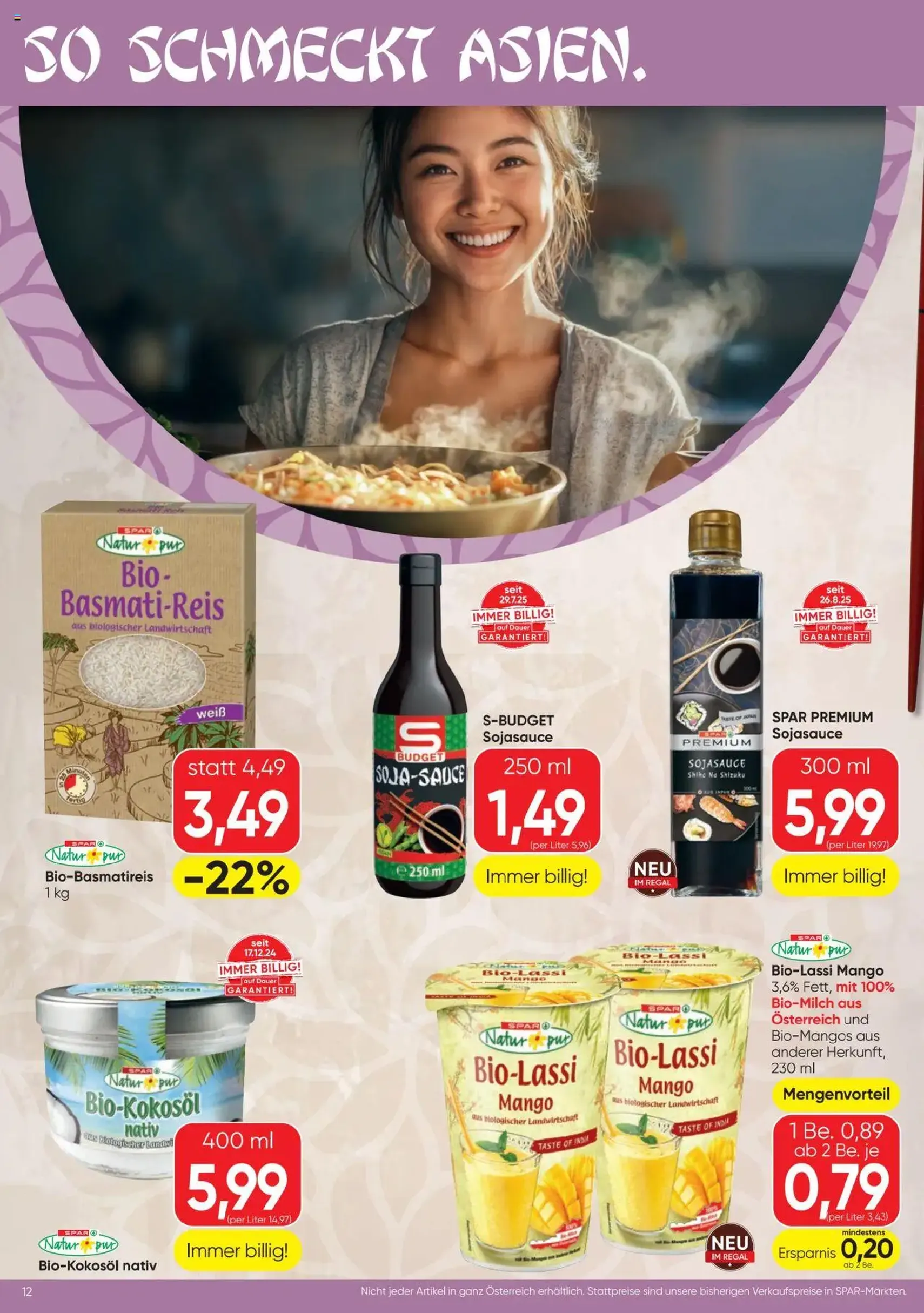 Spar Flugblatt - Gültiger Prospekt ab 09.10.2025, Seite 12 von insgesamt 24