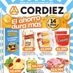Vista previa del folleto Cordiez ofertas válido desde 14/05/2026