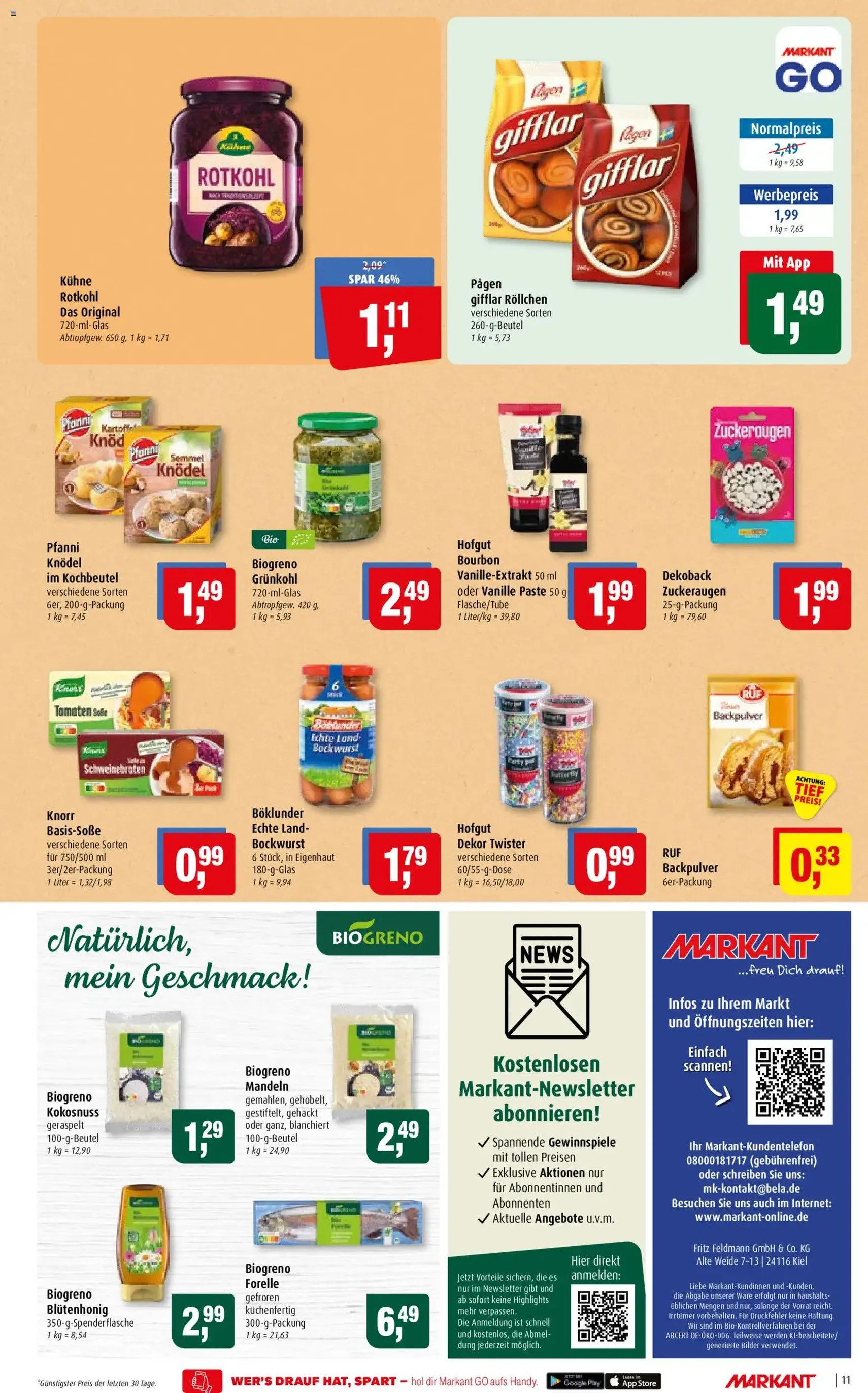 Markant Prospekt - Gültiger Prospekt ab 26.10.2026, Seite 11 von insgesamt 14