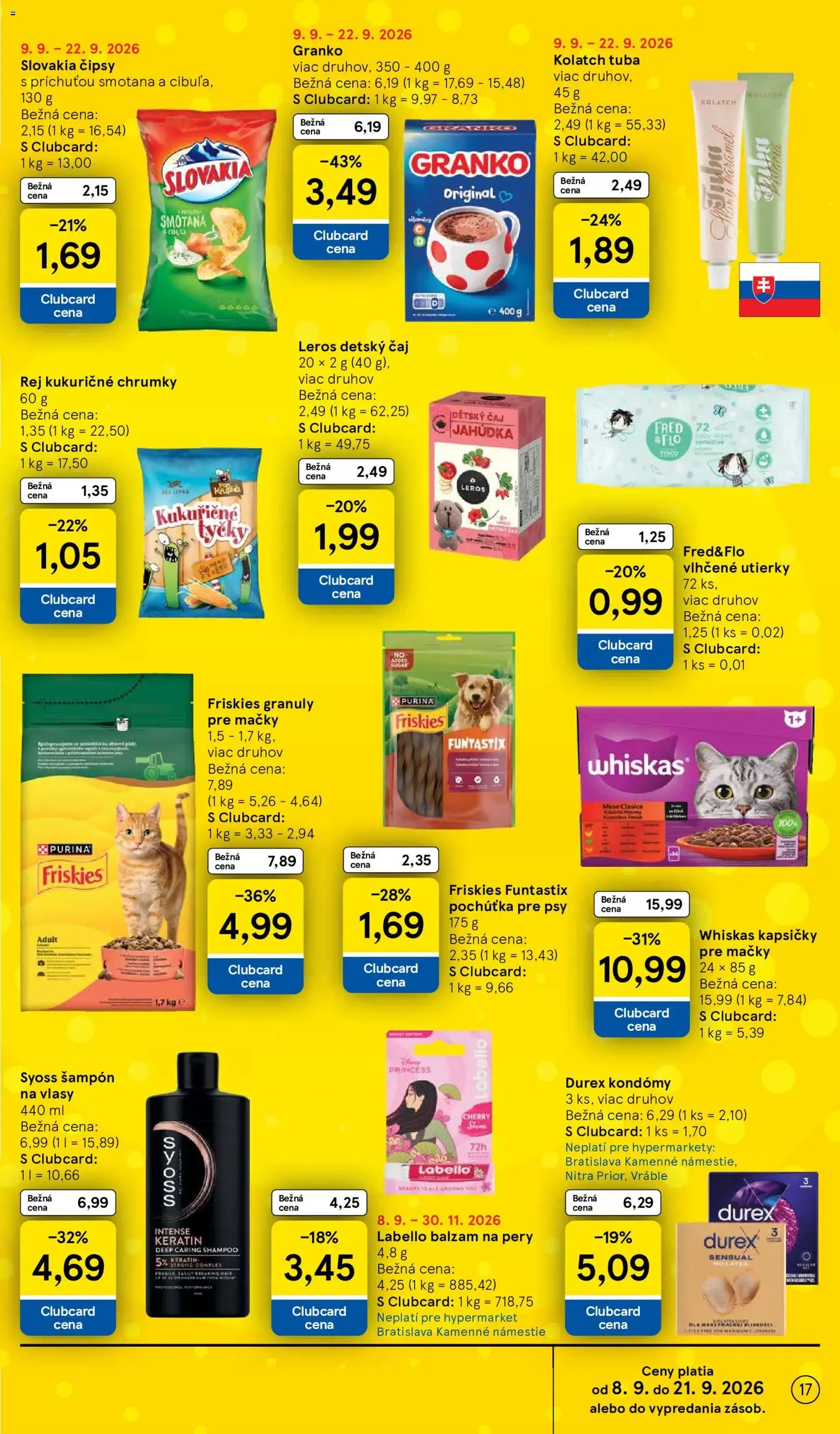 Tesco Hypermarket - leták - platný leták od 09.09.2026 strana 17 z 46