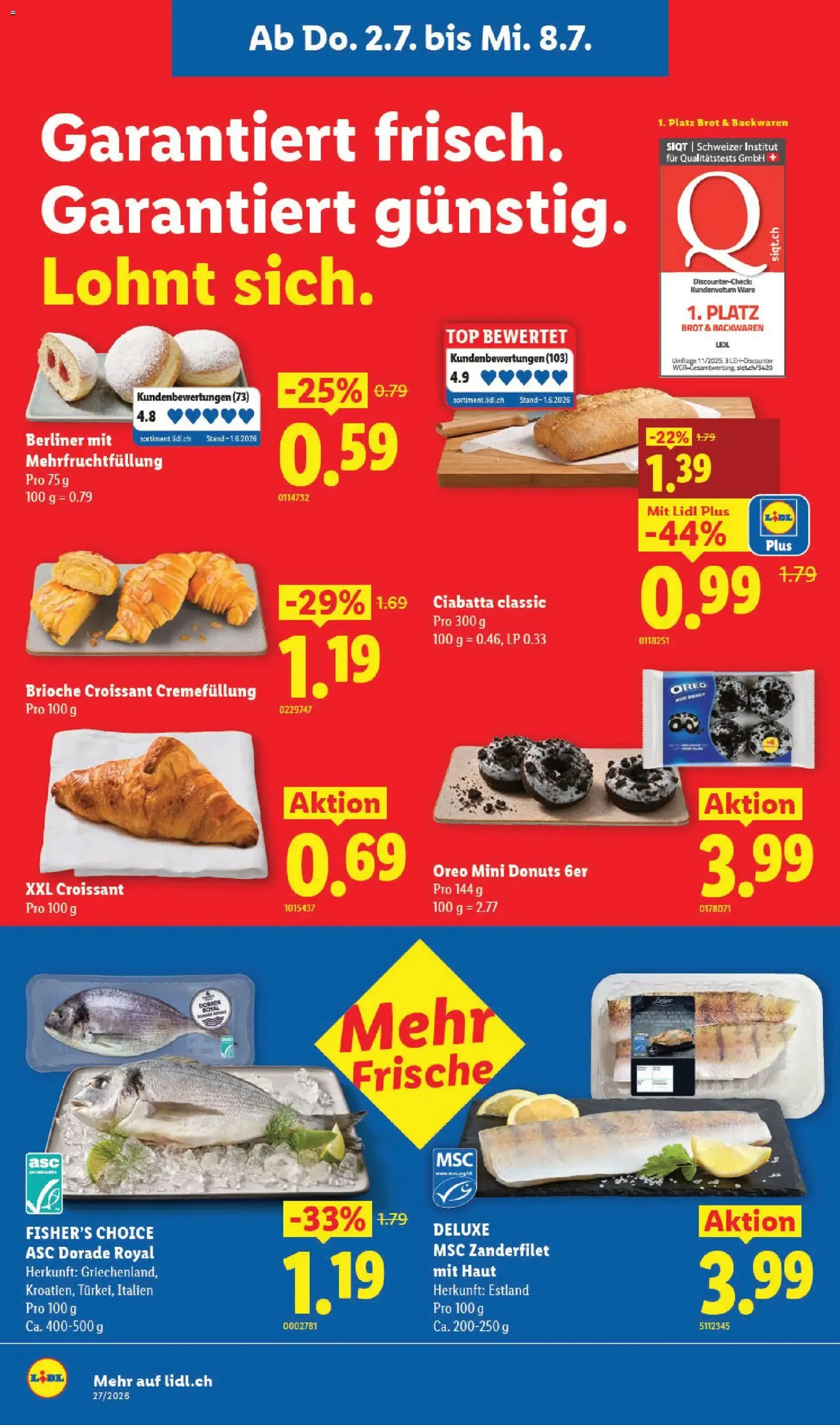 Lidl aktionen - Gültiger Prospekt ab 02.07.2026, Seite 8 von insgesamt 42