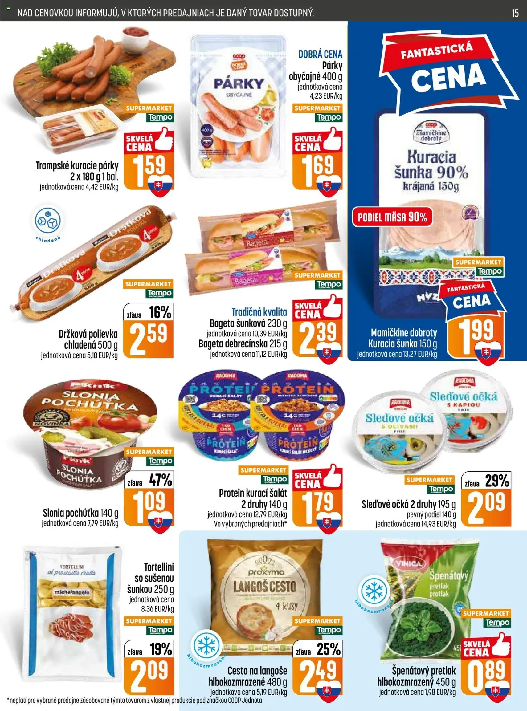 COOP Jednota leták - platný leták od 23.04.2026 strana 15 z 28