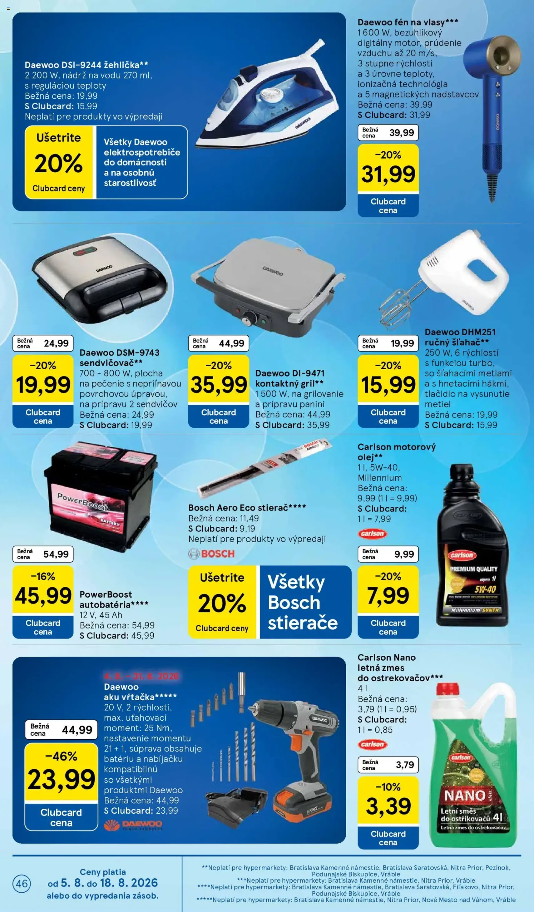 Tesco Hypermarket - leták - platný leták od 05.08.2026 strana 46 z 52