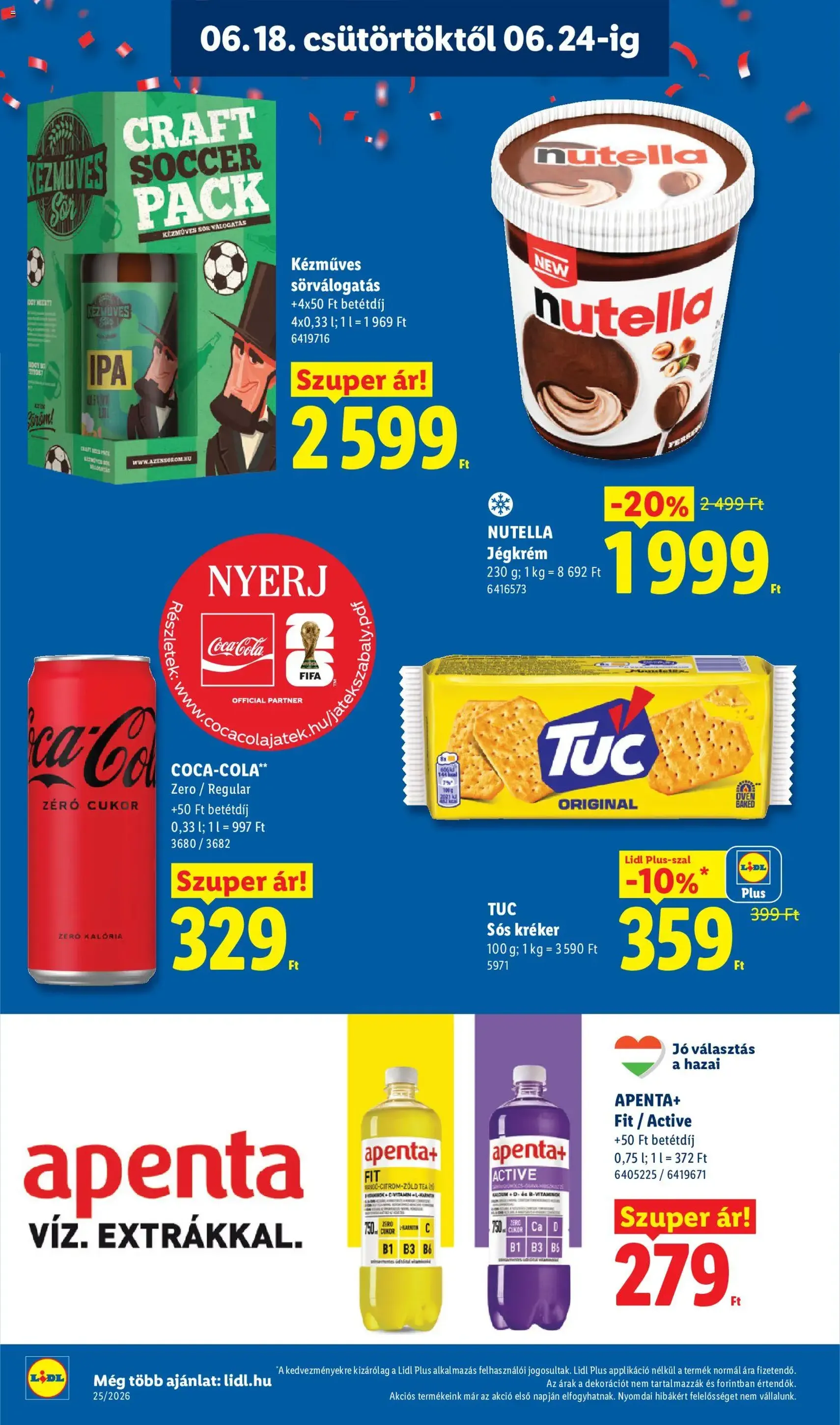 Lidl akciós újság - 2026.06.18. érvényes szórólap 20 oldal 78 oldalból
