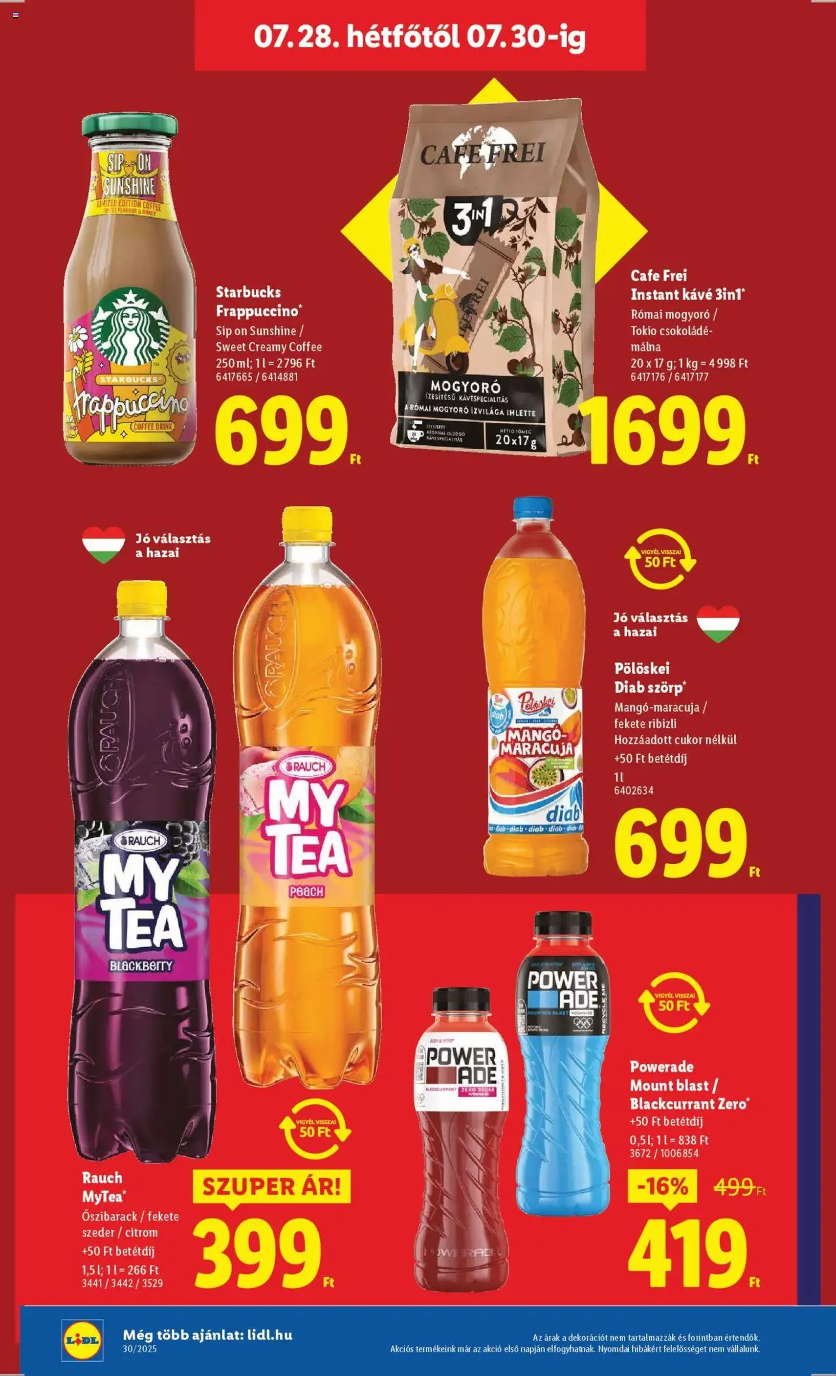 Lidl Akciós újság - 2025.07.24. érvényes szórólap 54 oldal 62 oldalból Lidl Akciós újság - 2025.07.24. érvényes szórólap 54 oldal 62 oldalból