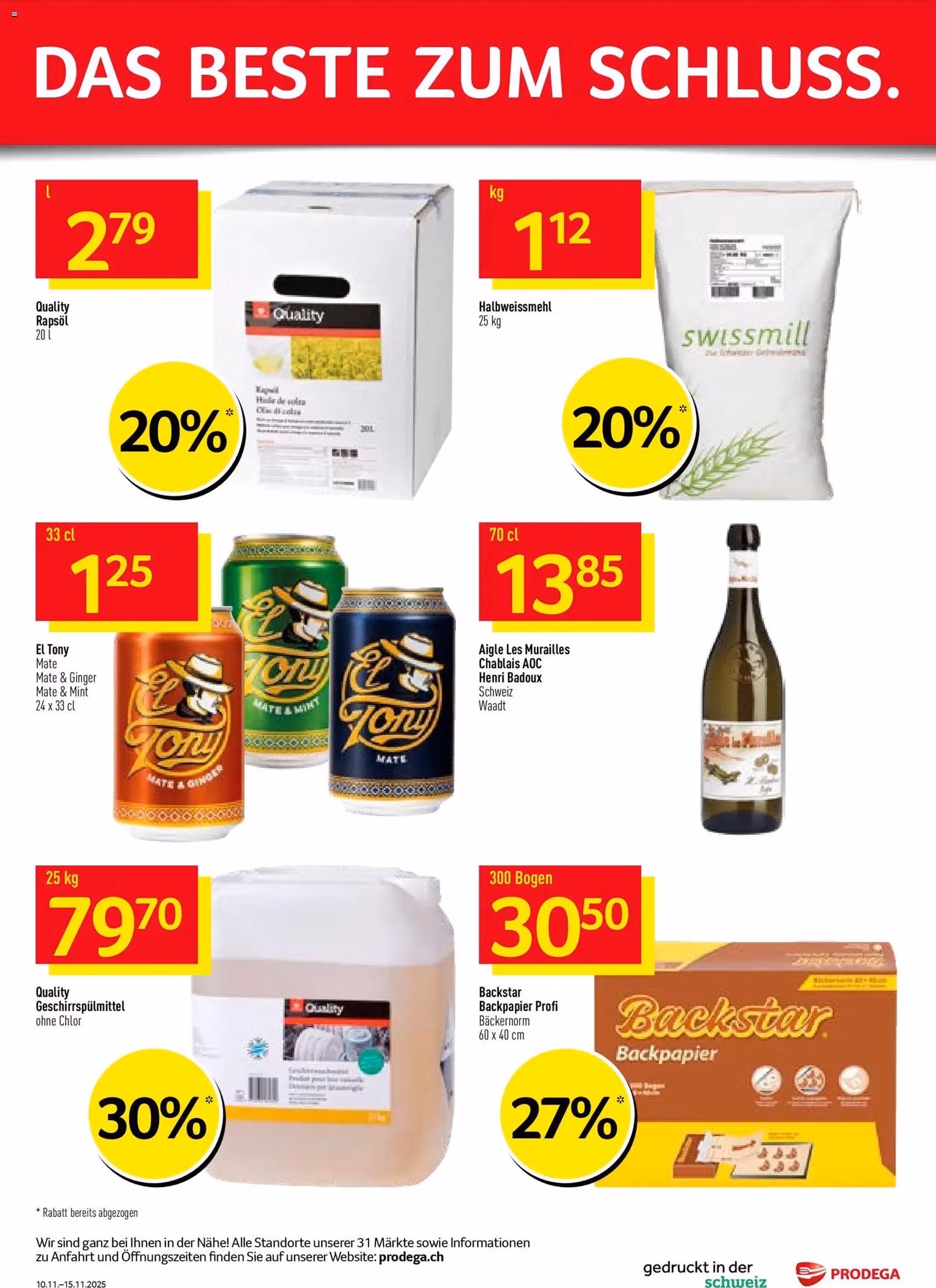 Prodega Aktionen - Gültiger Prospekt ab 10.11.2025, Seite 36 von insgesamt 36