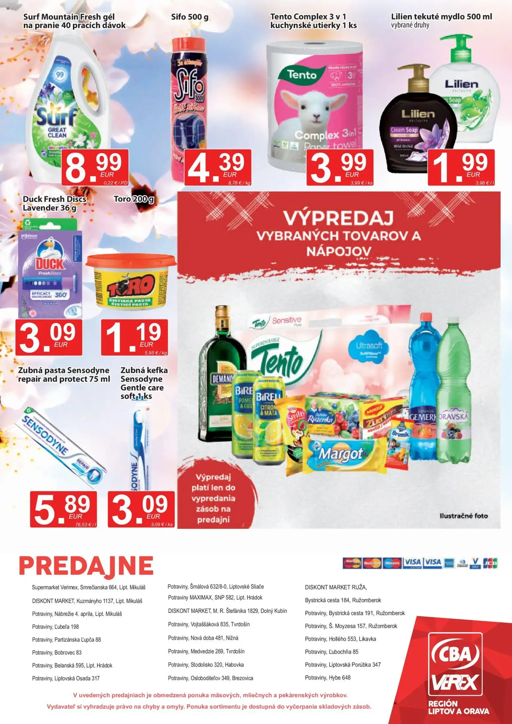 CBA Verex leták - platný leták od 16.04.2026 strana 12 z 12