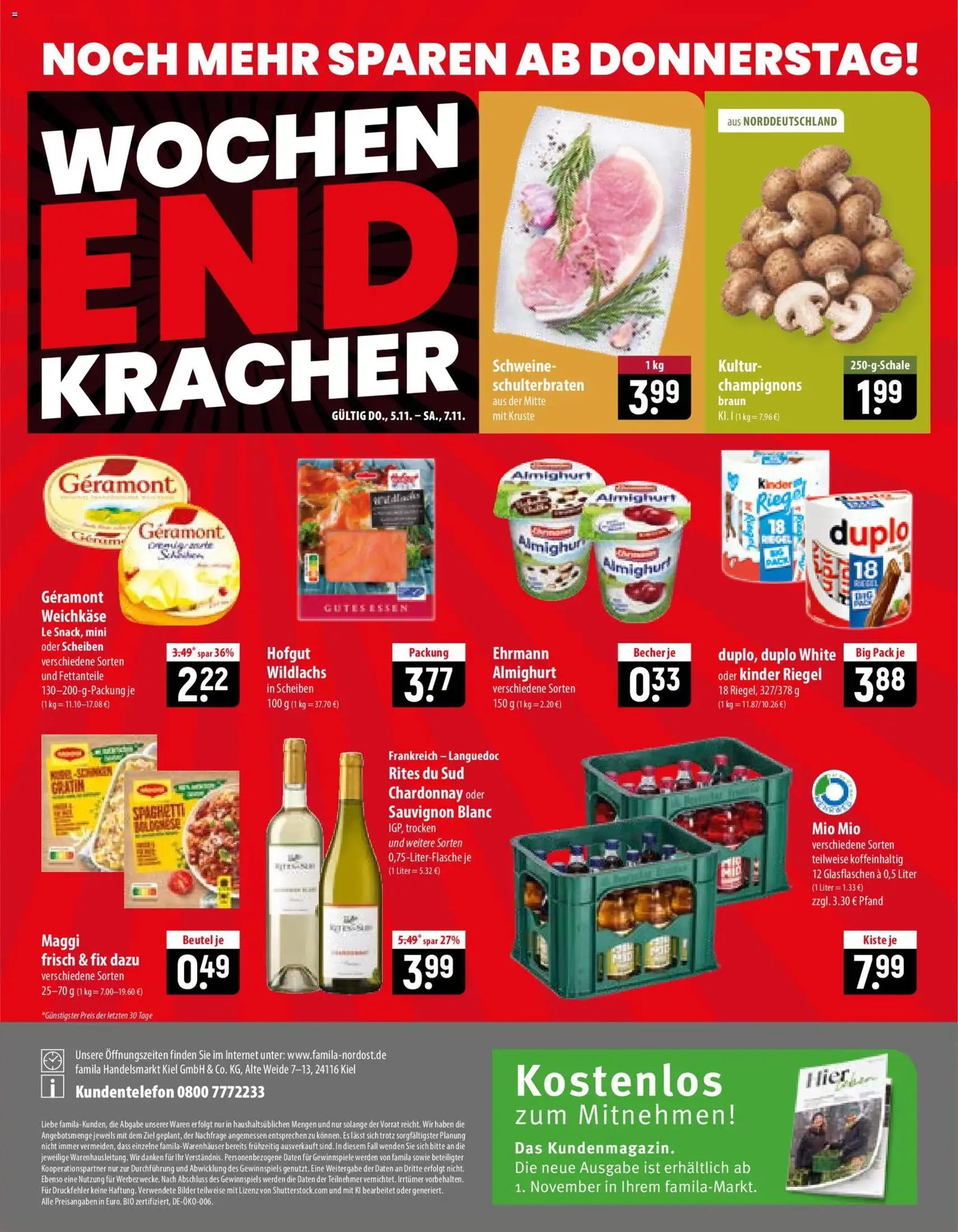 Famila Prospekt - Gültiger Prospekt ab 02.11.2026, Seite 28 von insgesamt 28