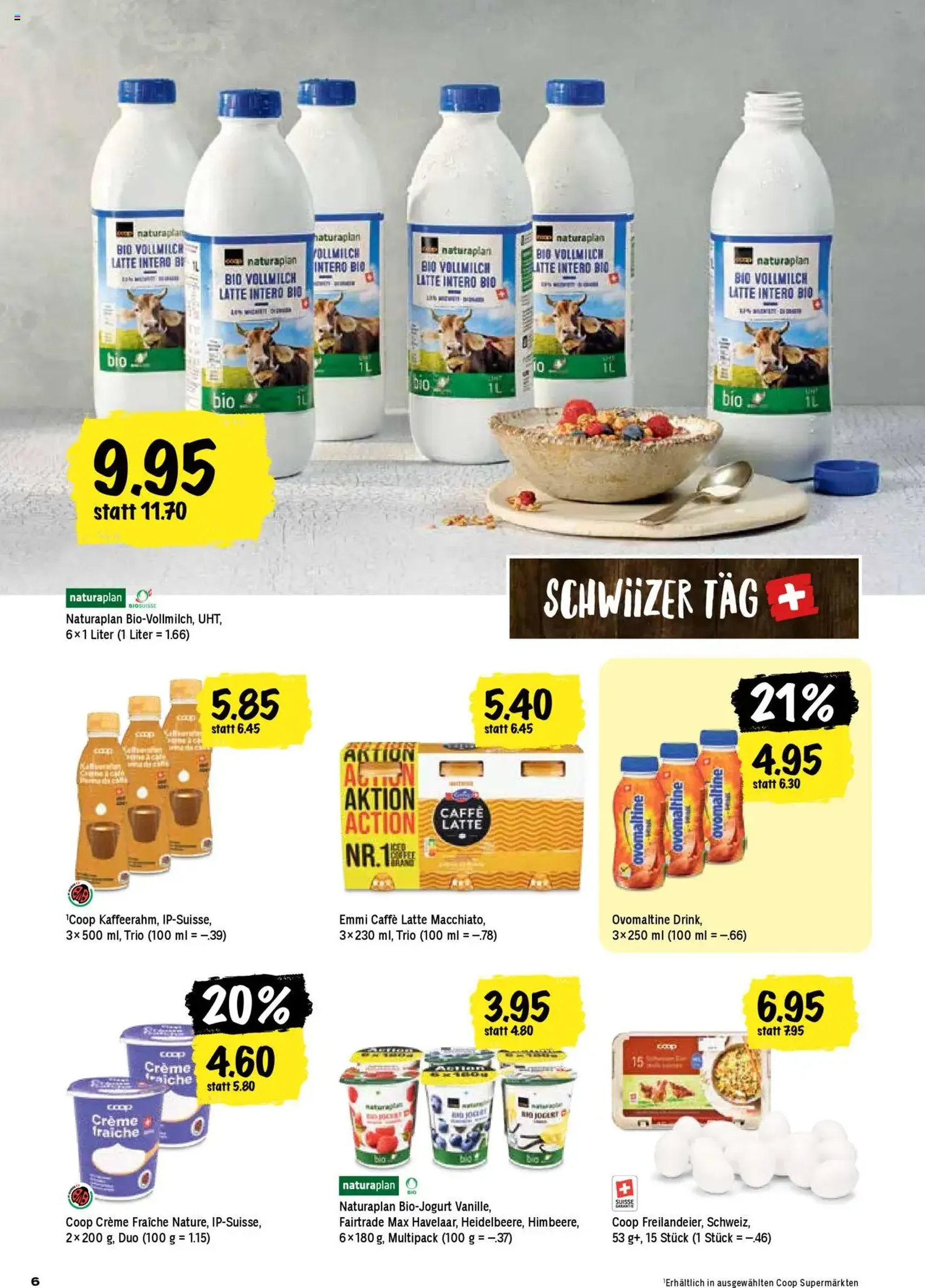 Coop Aktionen - Gültiger Prospekt ab 31.07.2025, Seite 6 von insgesamt 24 Coop Aktionen - Gültiger Prospekt ab 31.07.2025, Seite 6 von insgesamt 24