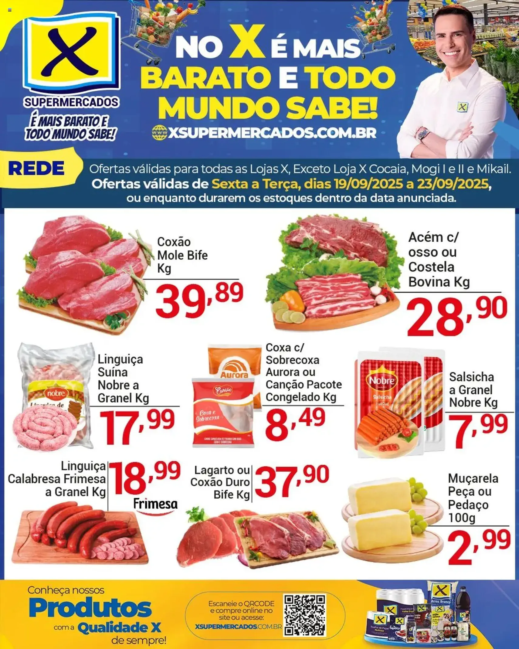 X Supermercados - Ofertas da semana - folheto válido a partir de 19/09/2025 página 1 de 4