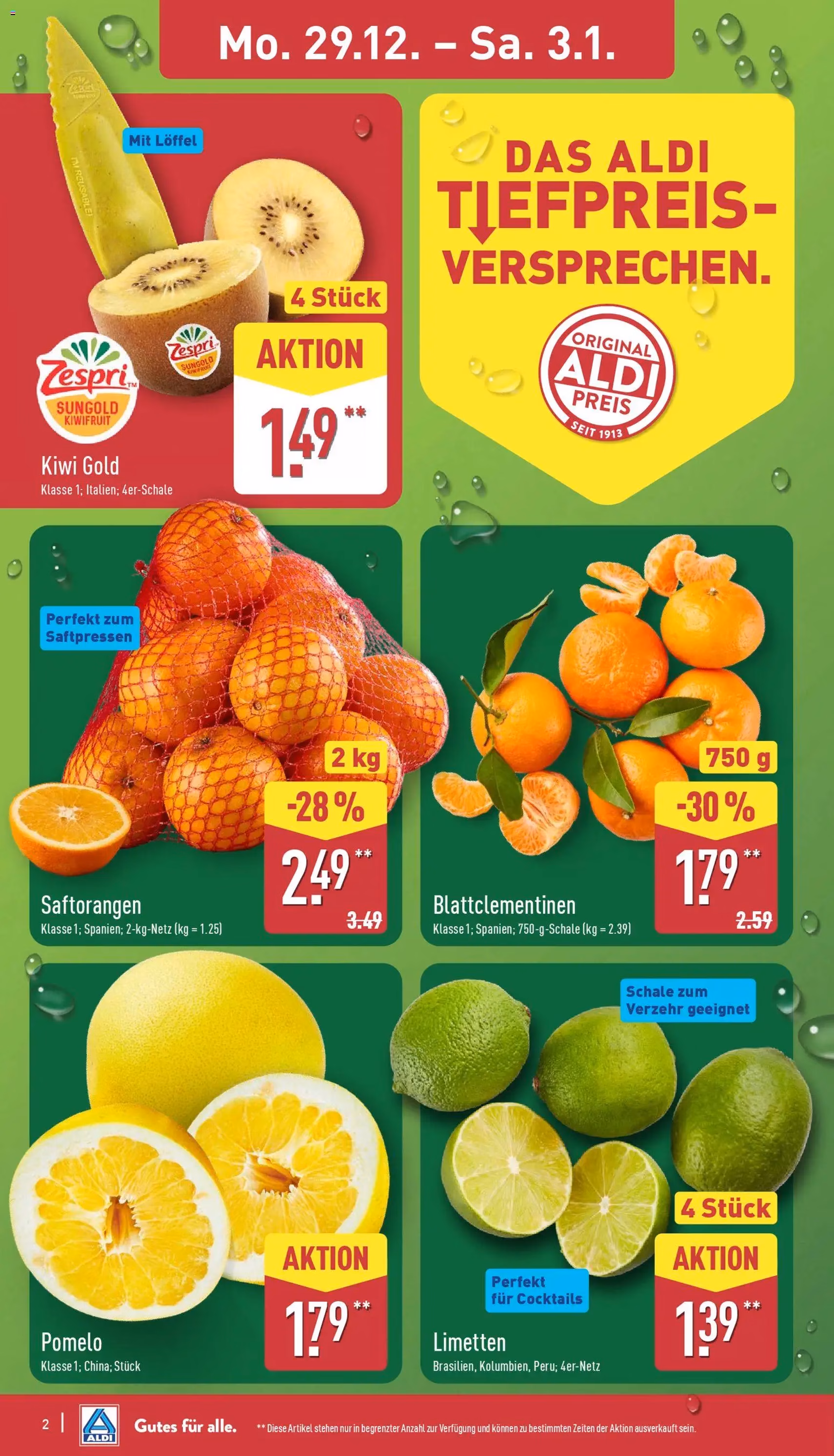 Aldi Prospekt - Gültiger Prospekt ab 29.12.2025, Seite 2 von insgesamt 32