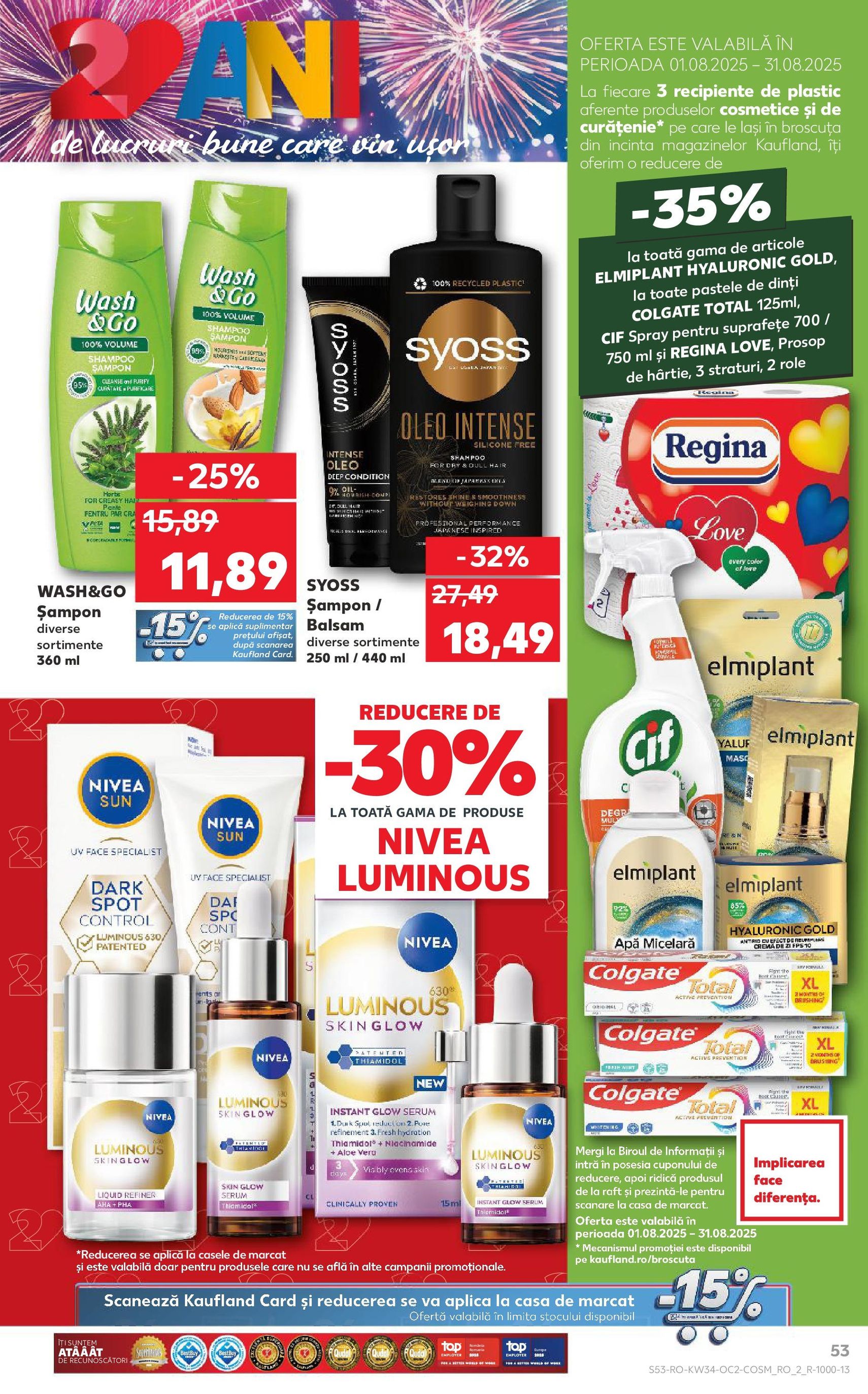 Catalog Kaufland - Bucureşti - cataloage valabile începând cu 20.08.2025 pagina 53 din 66