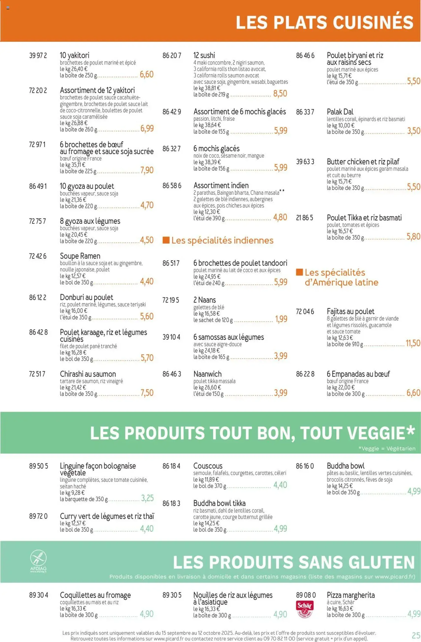 Picard catalogue - brochure valable à partir du 15/09/2025, page 25 sur 36 Picard catalogue - brochure valable à partir du 15/09/2025, page 25 sur 36