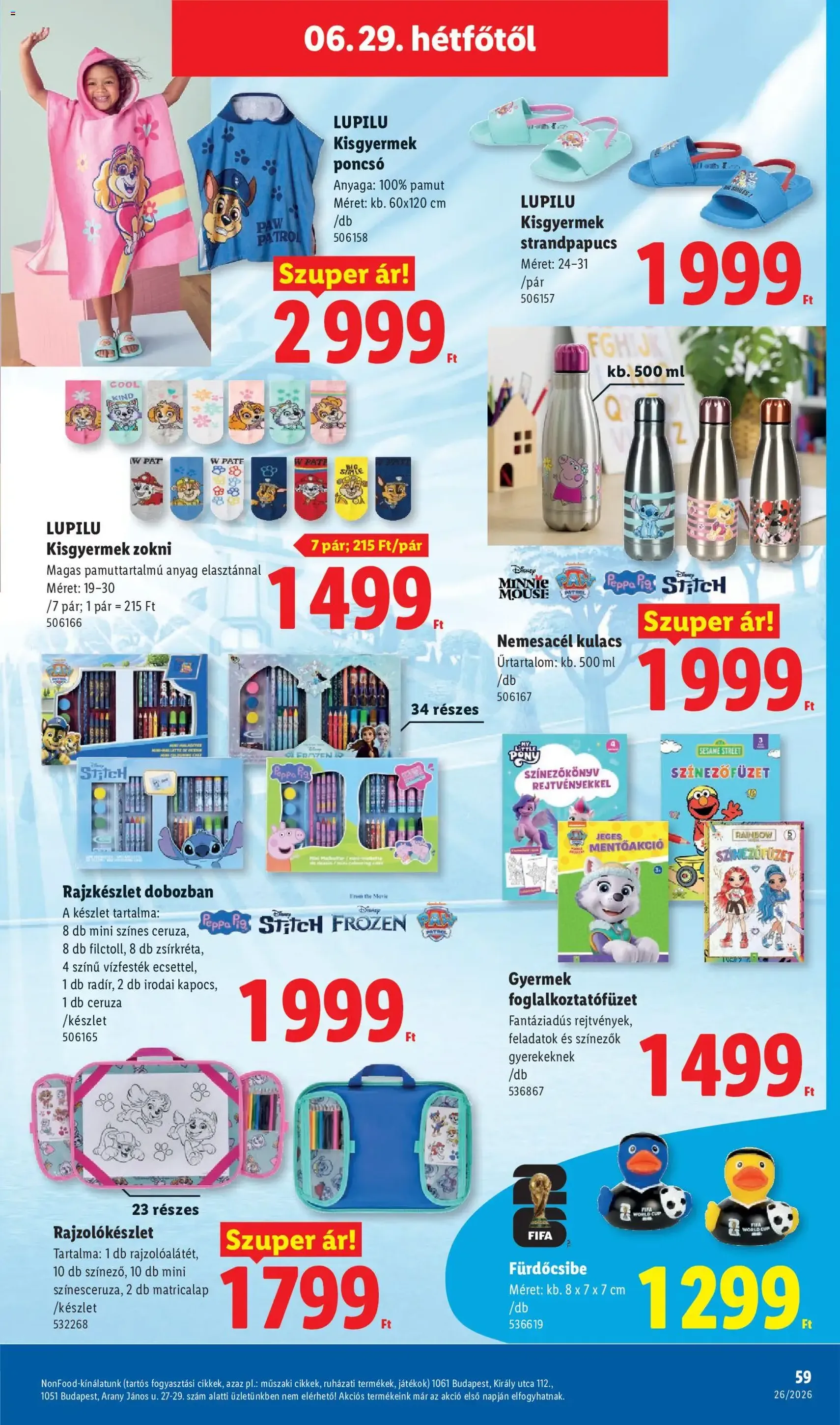 Lidl akciós újság - 2026.06.25. érvényes szórólap 59 oldal 74 oldalból