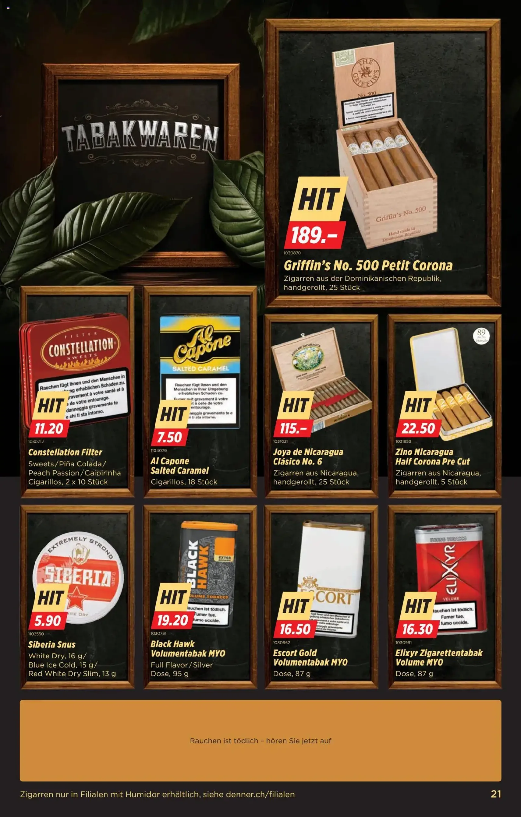 Denner Aktionen - Gültiger Prospekt ab 25.11.2025, Seite 21 von insgesamt 24