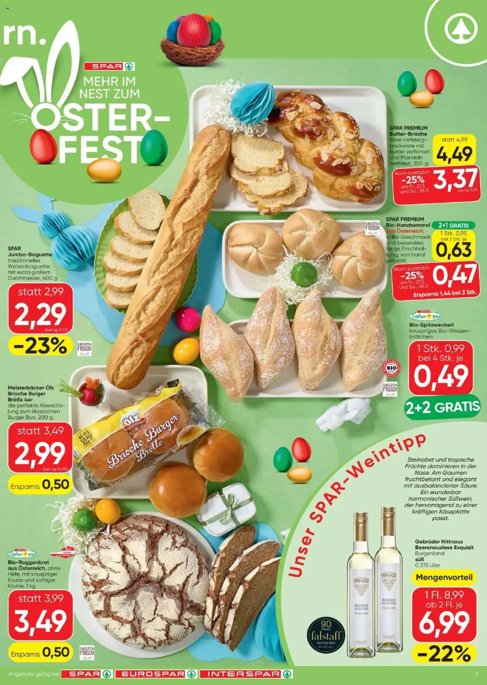 Spar - Flugblatt - Gültiger Prospekt ab 26.03.2026, Seite 9 von insgesamt 20