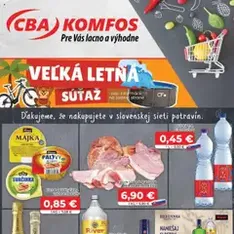 CBA Komfos leták - náhľad letáku platný od 18.07.2025