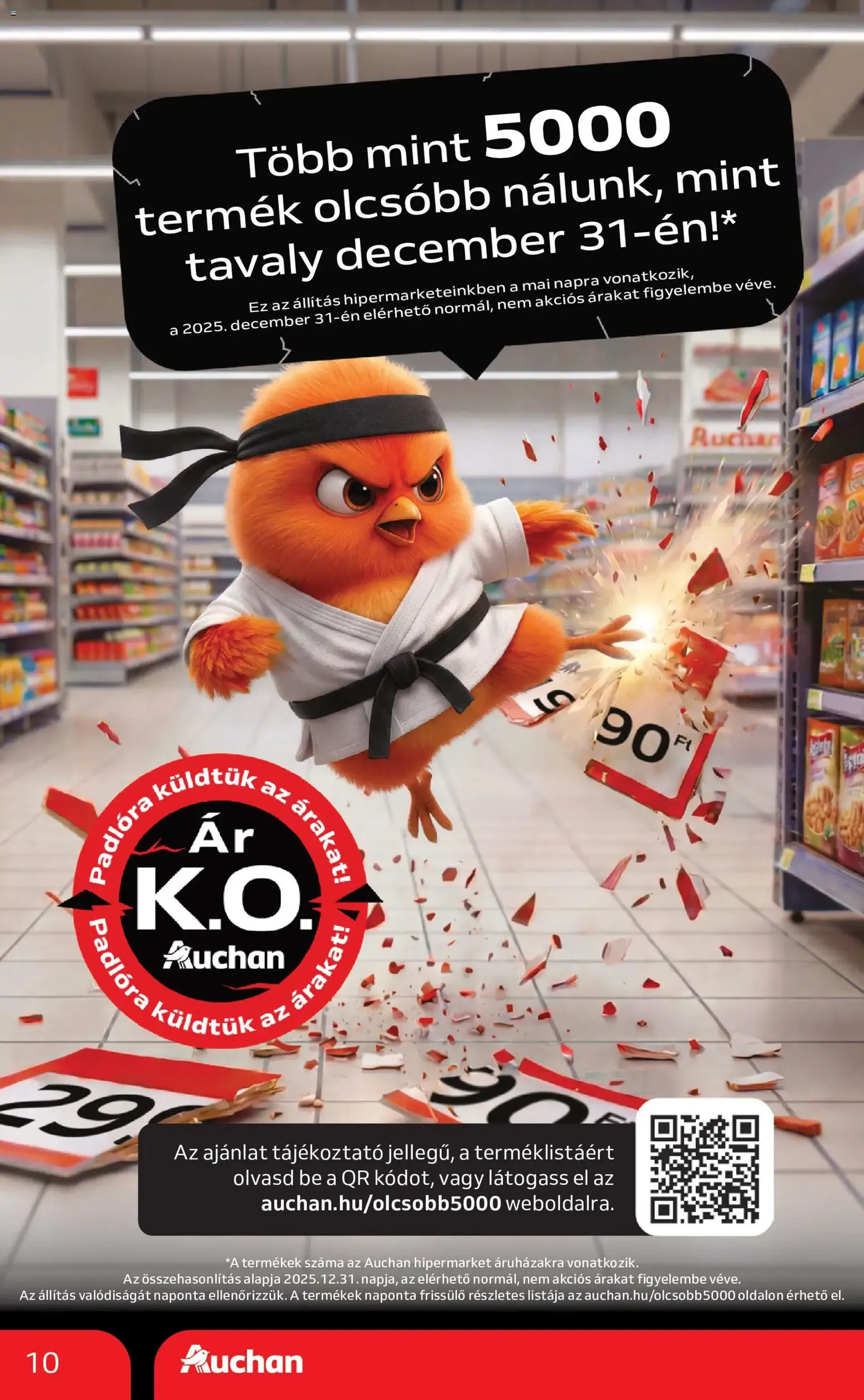 Auchan akciós újság - 2026.06.18. érvényes szórólap 10 oldal 40 oldalból