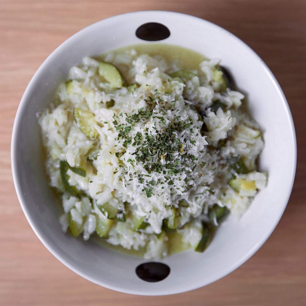Risotto alle zucchine con parmigiano