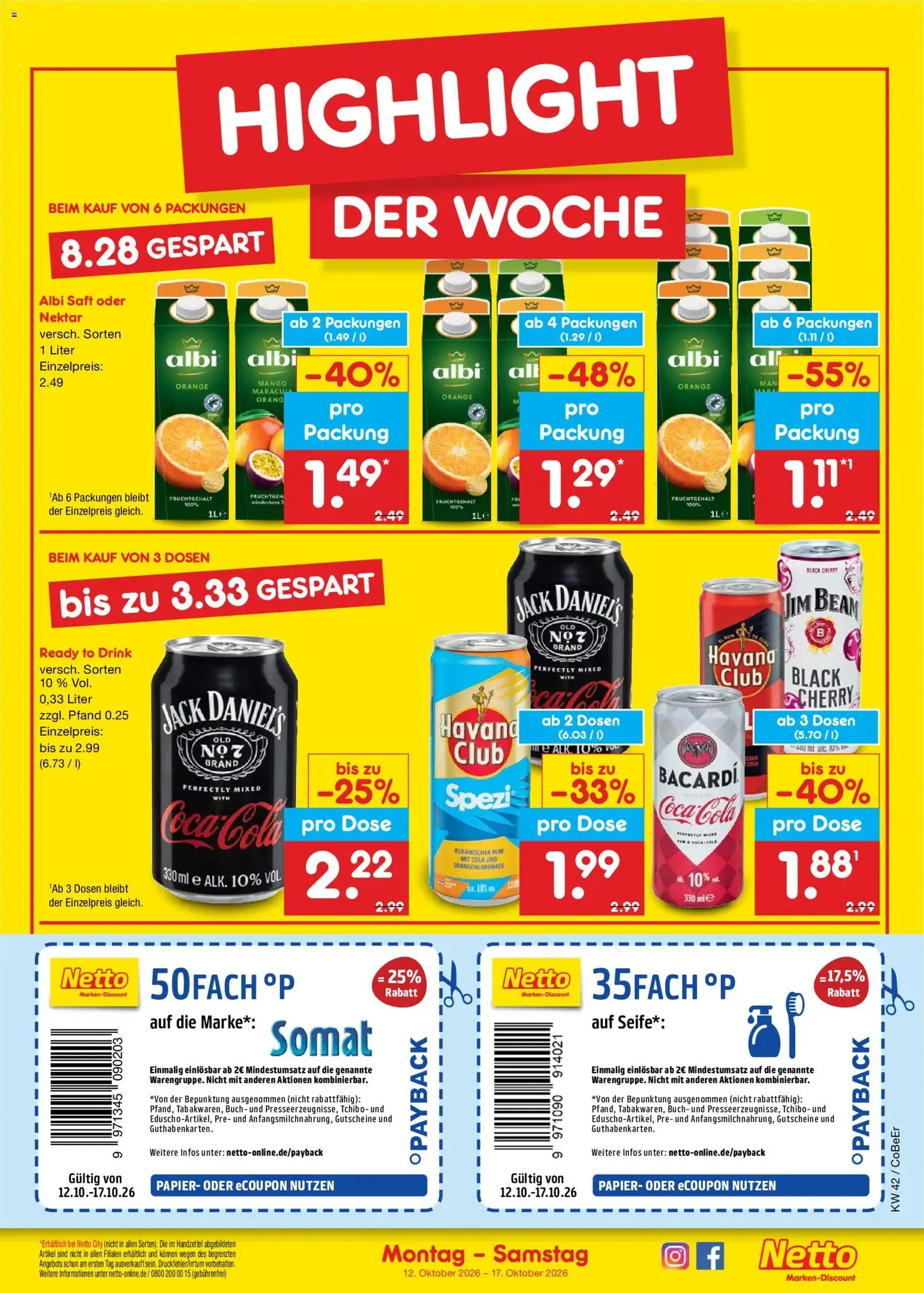 Netto Marken-Discount Prospekt - Gültiger Prospekt ab 12.10.2026, Seite 3 von insgesamt 74