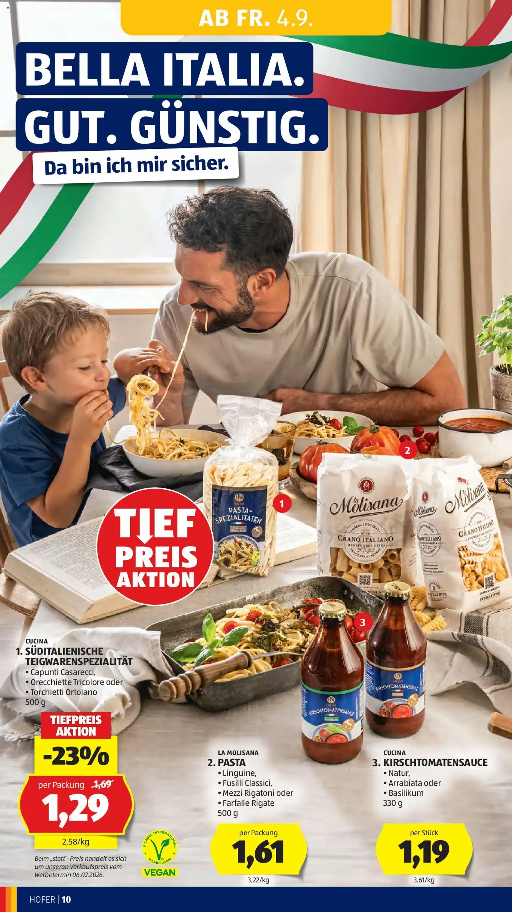 Hofer Flugblatt - Gültiger Prospekt ab 04.09.2026, Seite 16 von insgesamt 44