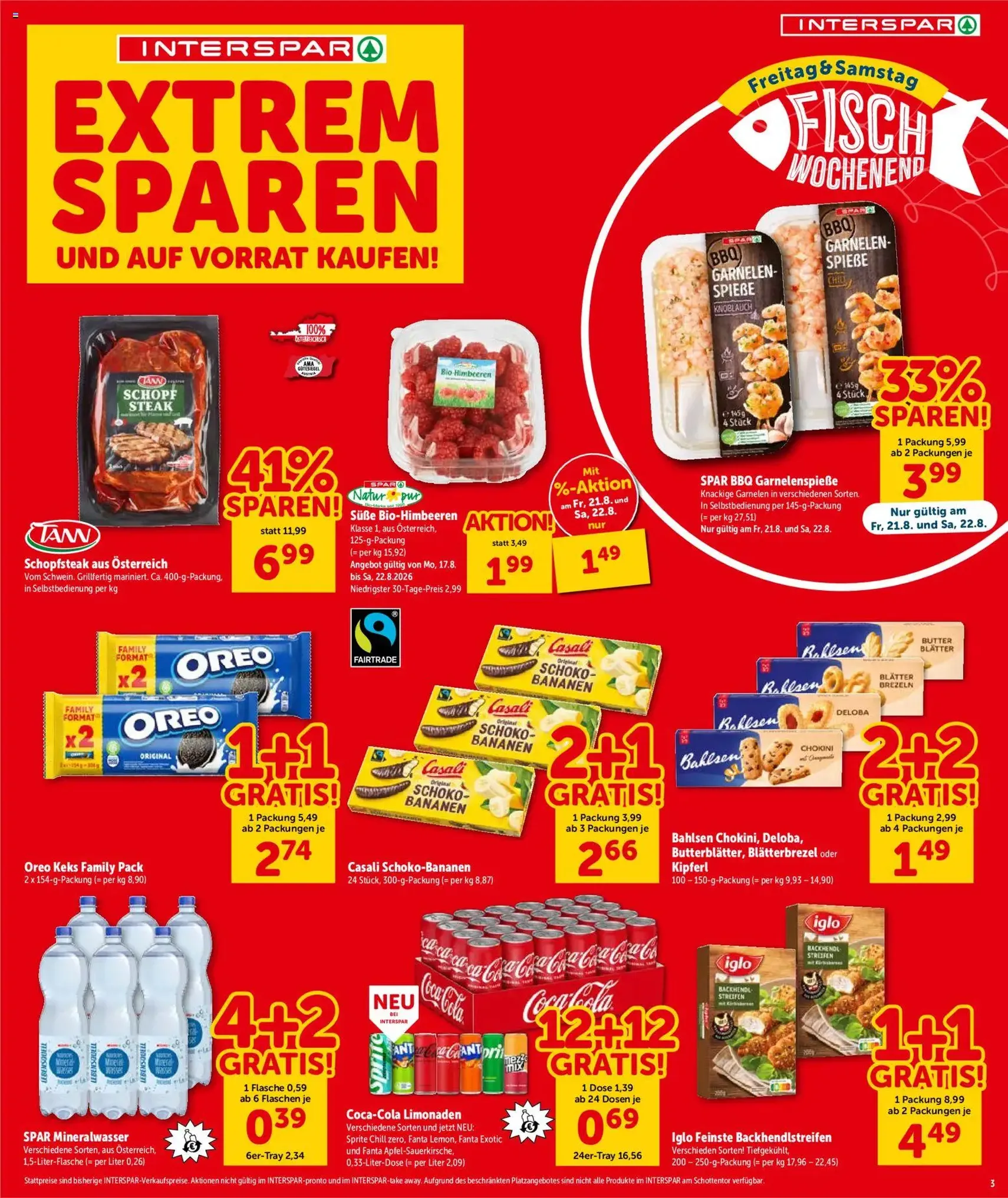 Interspar - Flugblatt - Gültiger Prospekt ab 20.08.2026, Seite 3 von insgesamt 16