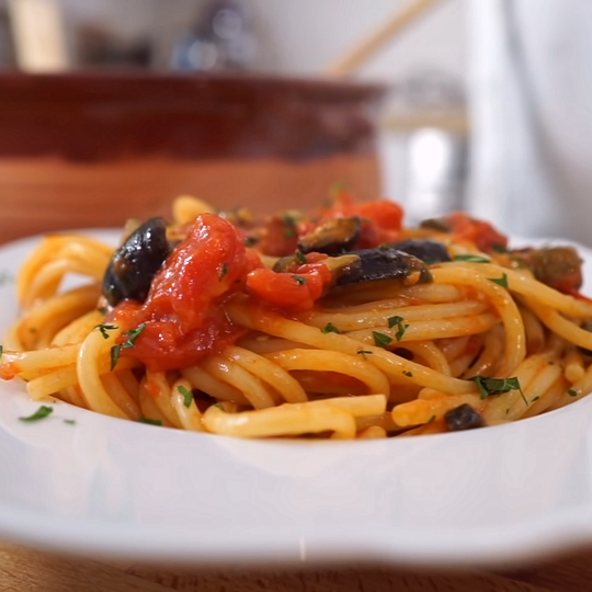 Anteprima ricetta Pasta alla putanesca