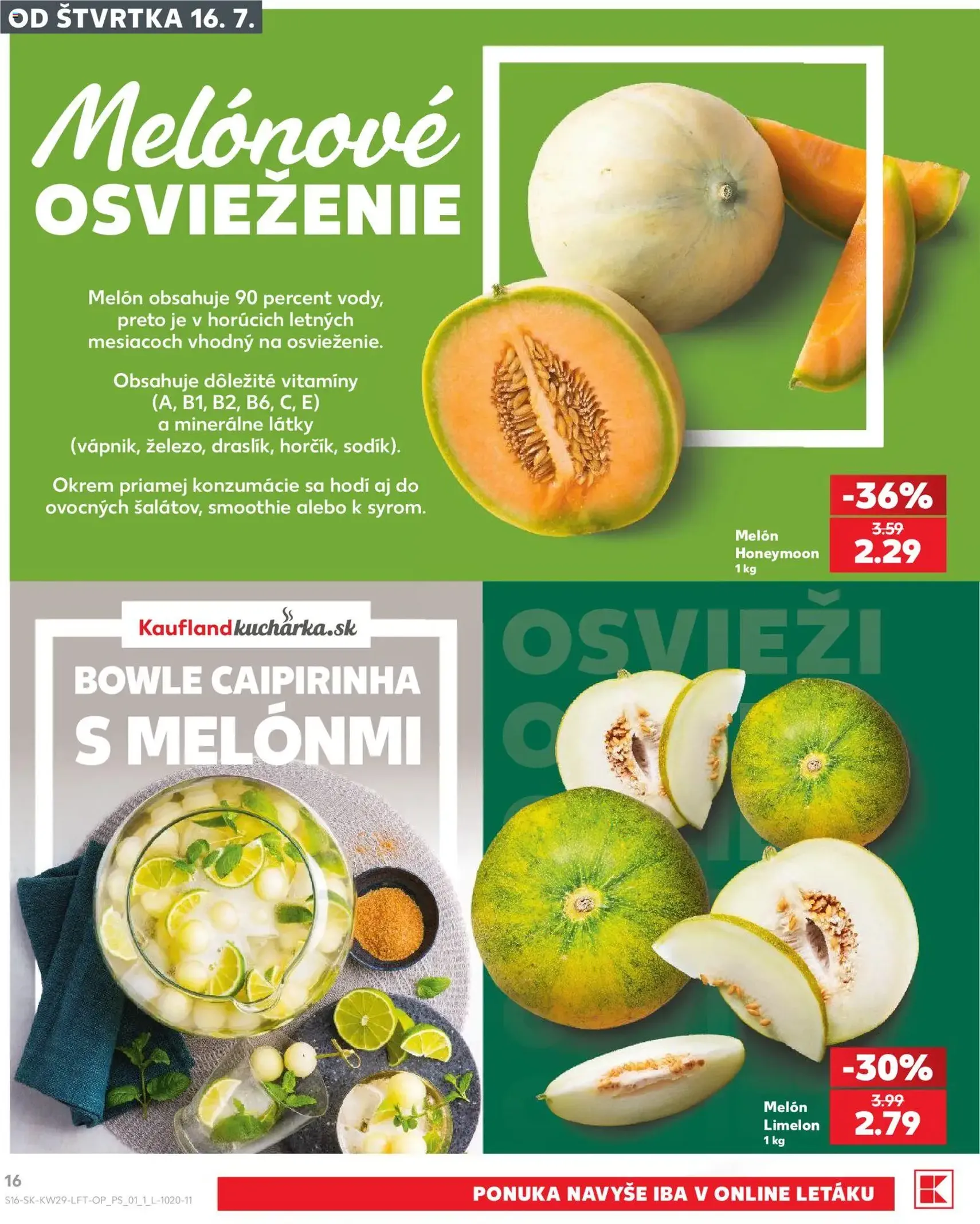 Kaufland SK akciós újság - 2026.07.16. érvényes szórólap 16 oldal 86 oldalból