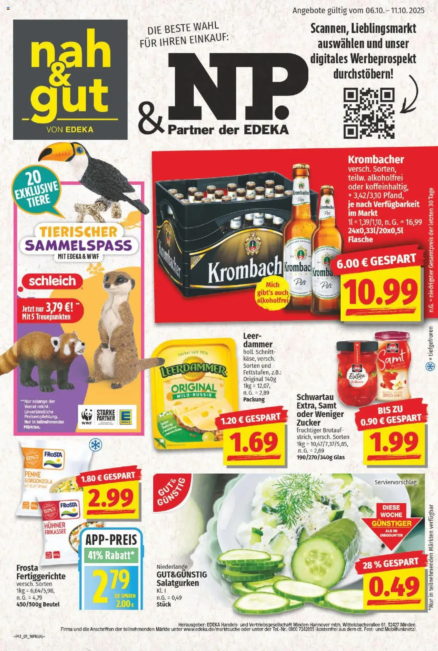 NP Discount Prospekt - Gültiger Prospekt ab 06.10.2025, Seite 1 von insgesamt 14
