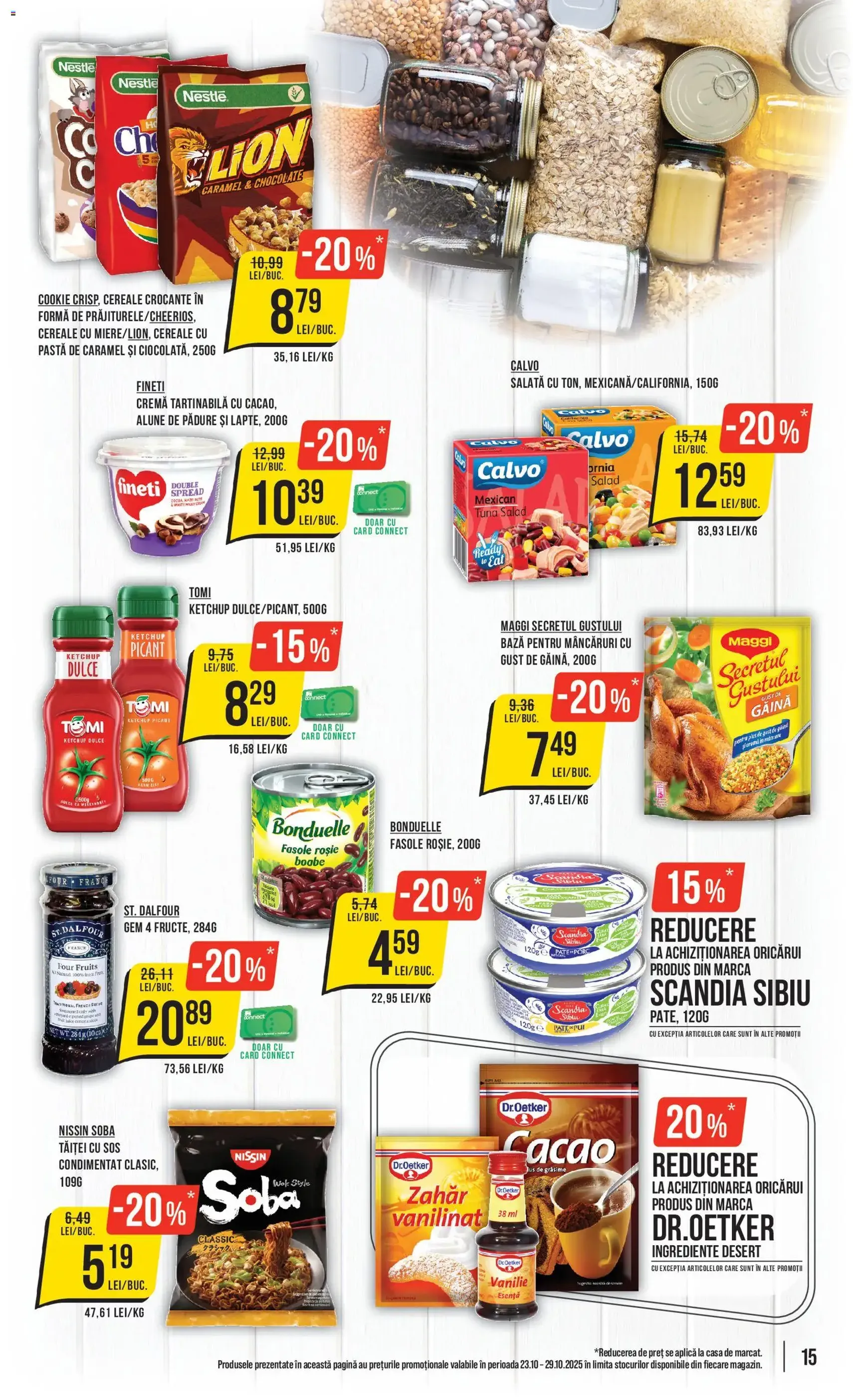 Catalog Mega Image - cataloage valabile începând cu 23.10.2025 pagina 15 din 24 Catalog Mega Image - cataloage valabile începând cu 23.10.2025 pagina 15 din 24